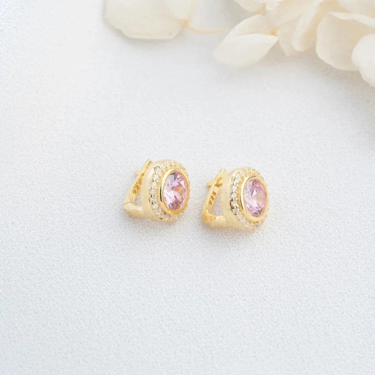 CYRSTAL OHRRING | 925 SILBER