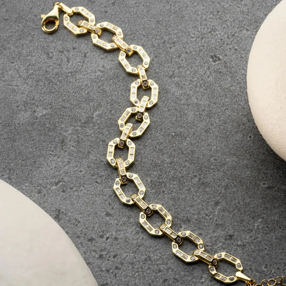 FINESSE STEIN ARMBAND | 925 SILBER