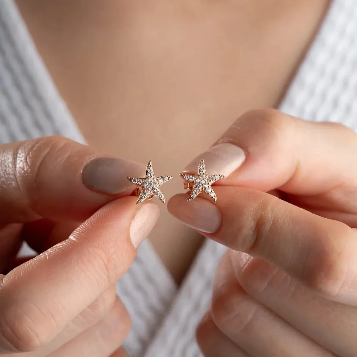 MINI SEESTERN OHRRING | 925 SILBER