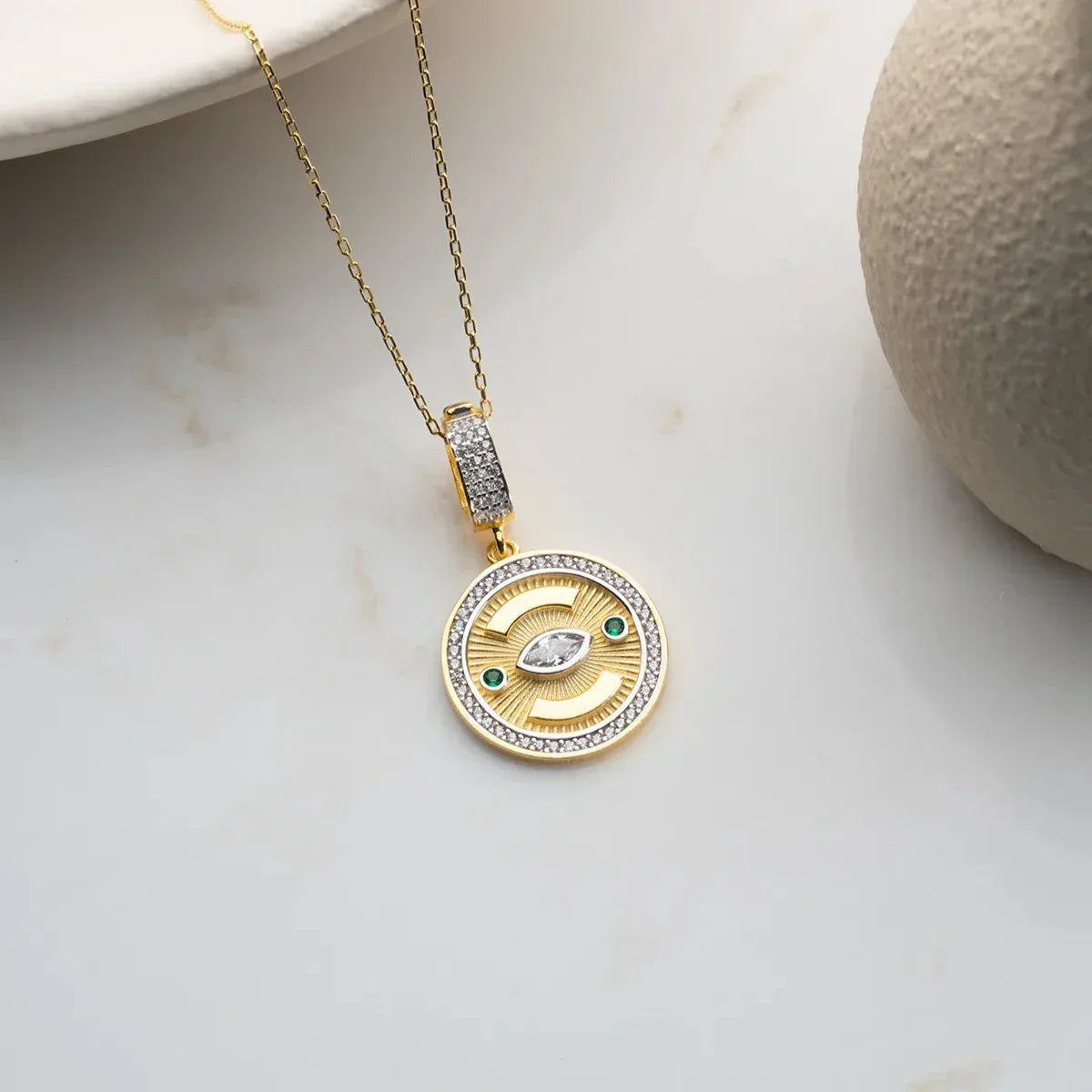 RUBY MOON HALSKETTE | 925 SILBER