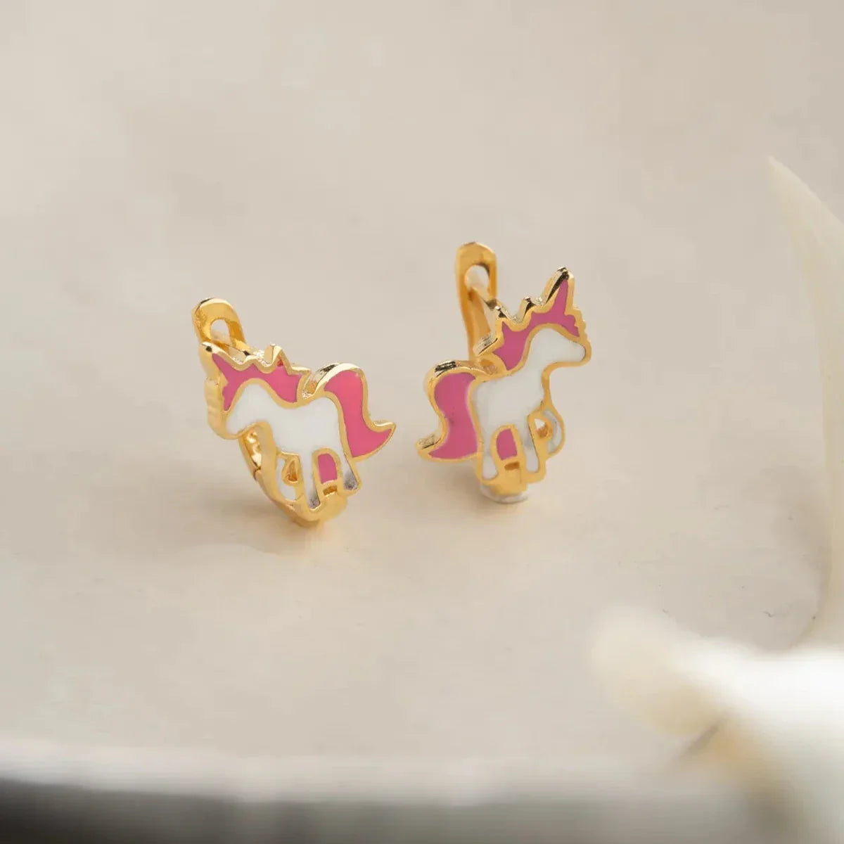 KINDER UNICORN OHRRINGE | 925 SILBER