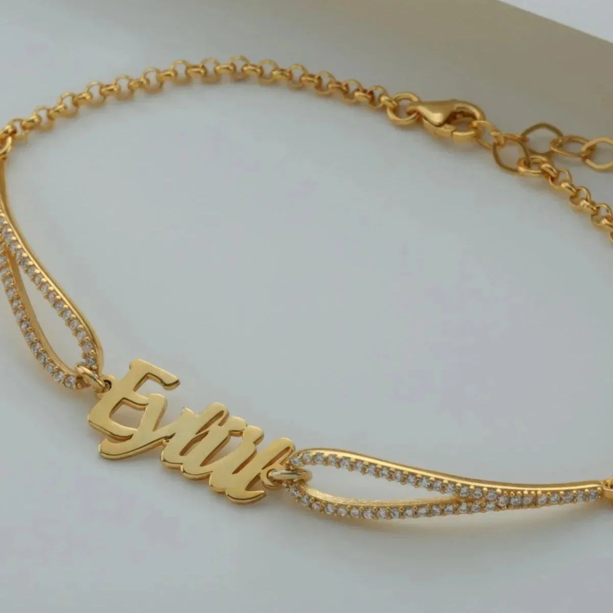 ZIRKONA NAMENSARMKETTE | 925 SILBER