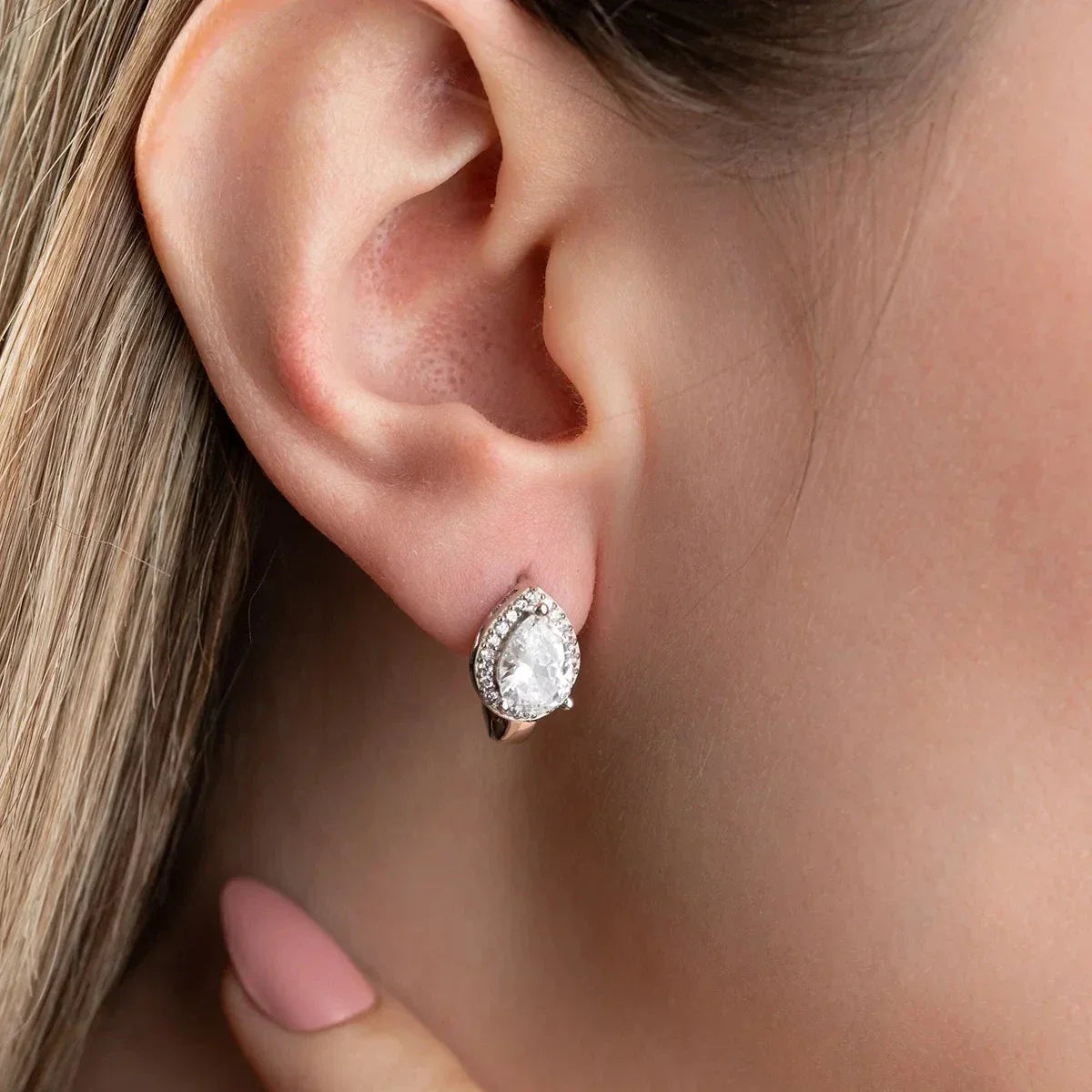 DROP STONE X OHRRINGE | 925 SILBER
