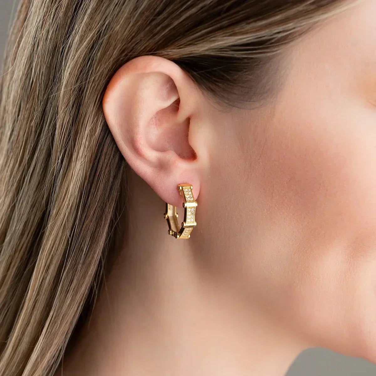 TREND MEDIUM OHRRINGE | 925 SILBER