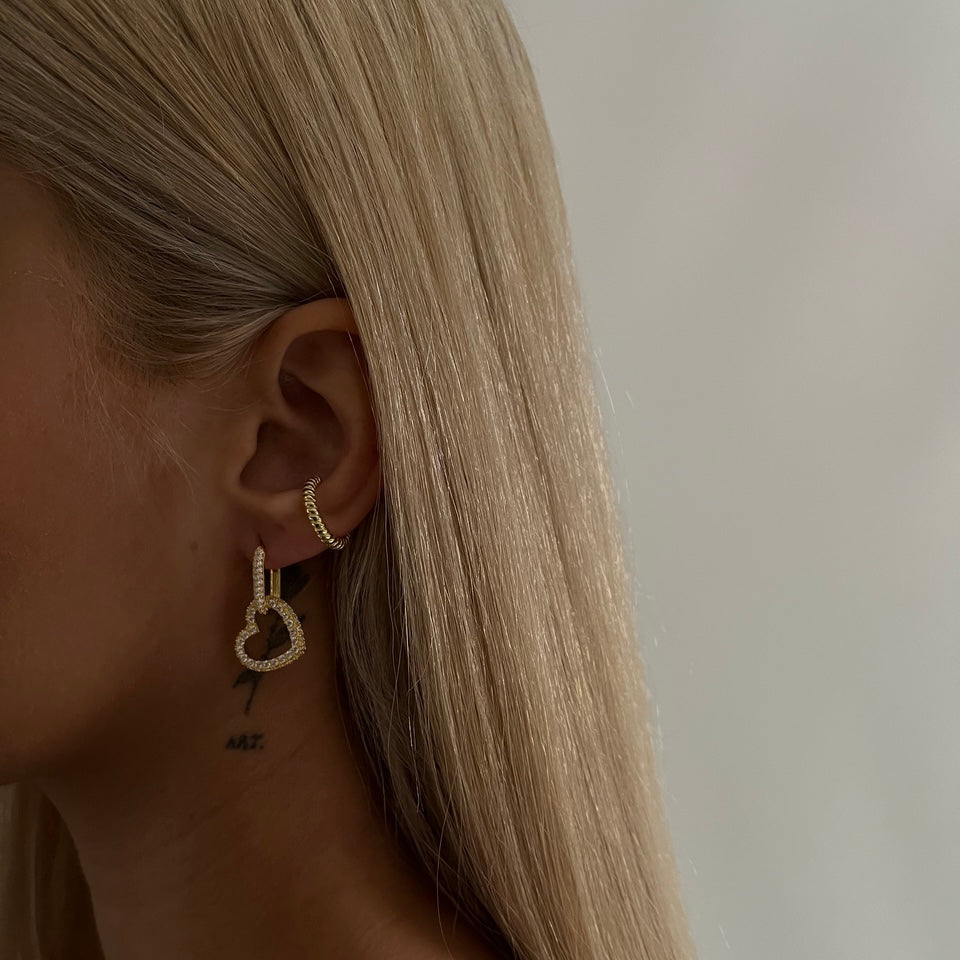 Hängende Herz Ohrringe (7042148368429)