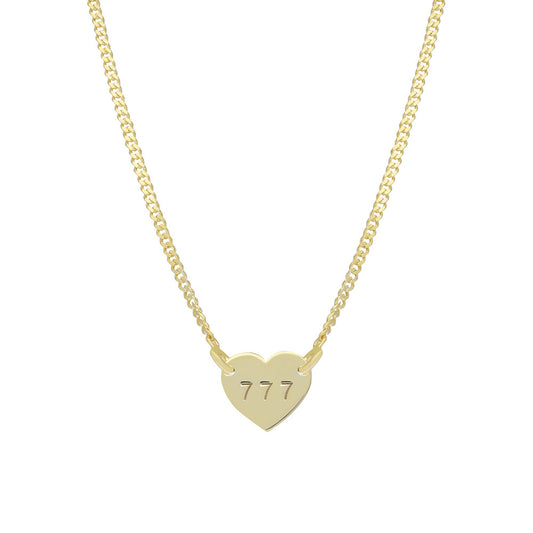 CUBAN HEART NECKLACE | 925 SILBER