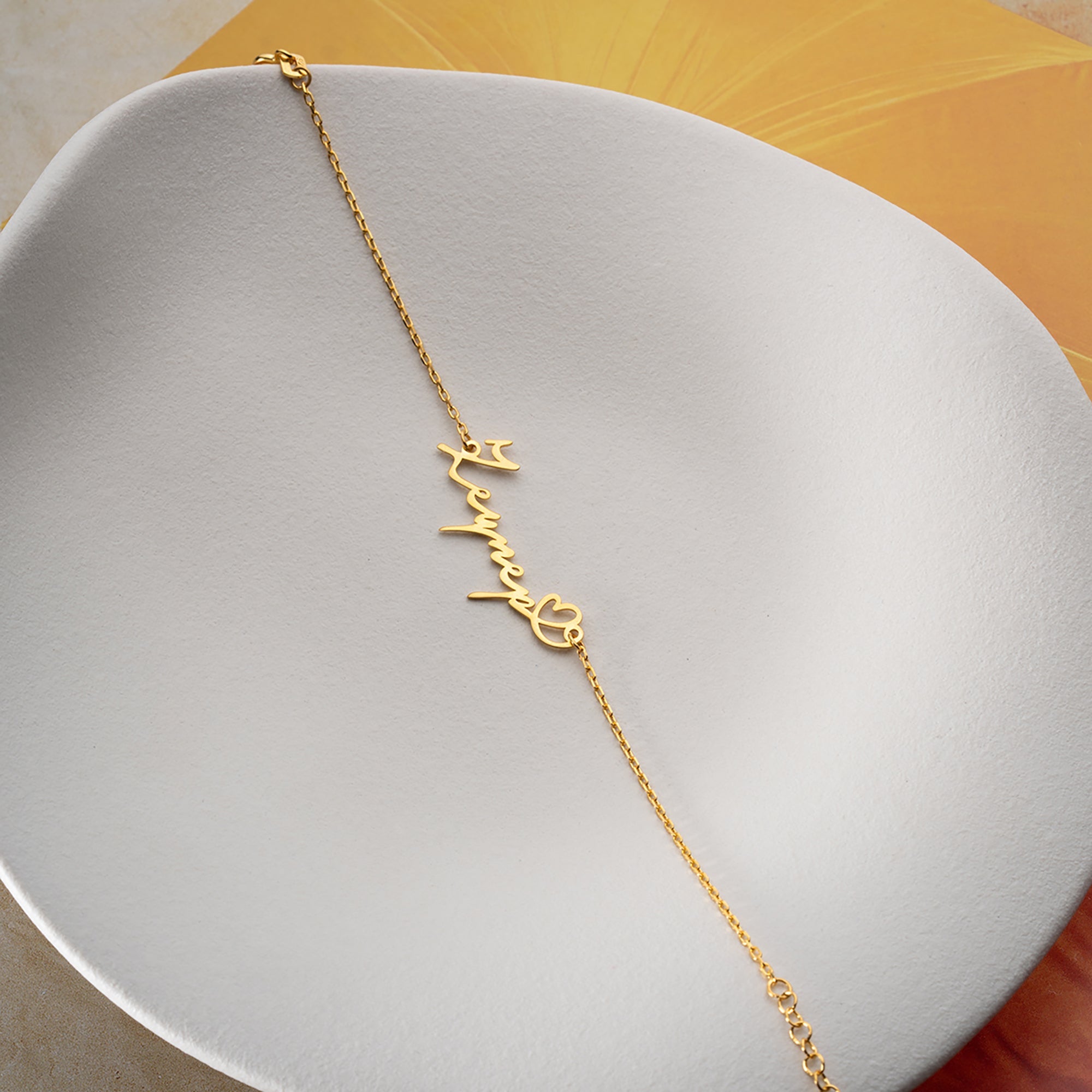 HERZ NAMENS ARMBAND | 925 SILBER