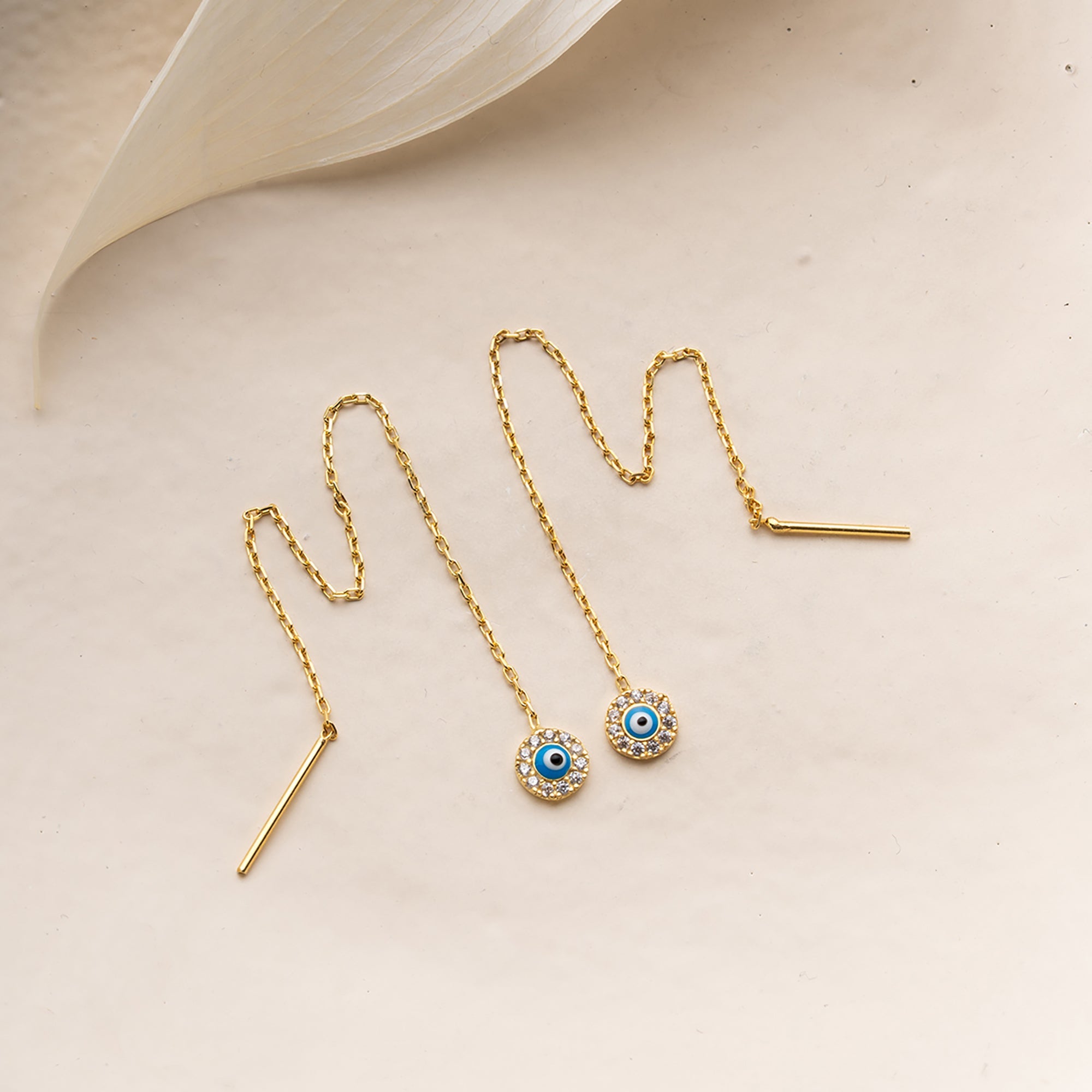 MEE NAZAR OHRRINGE | 925 SILBER