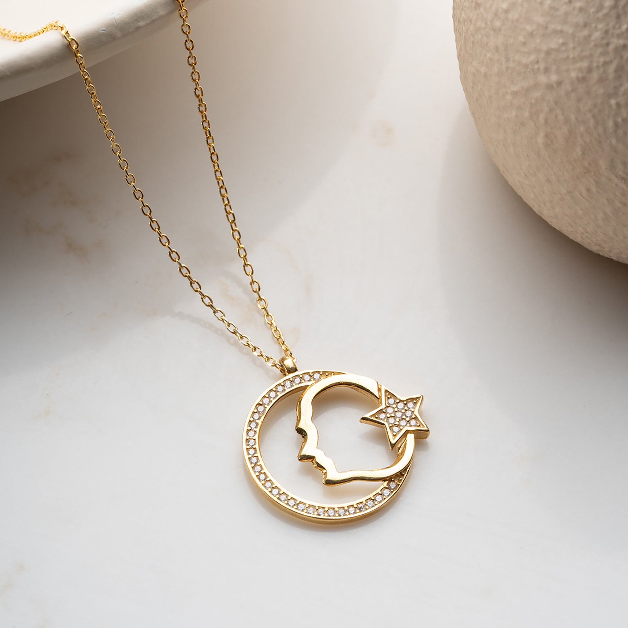 AYYILDIZ ATATÜRK KETTE | 925 SILBER