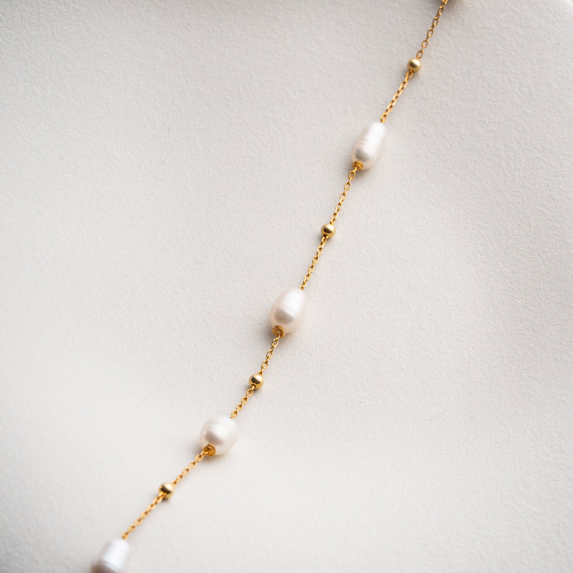 PEARL FUSSKETTE | 925 SILBER