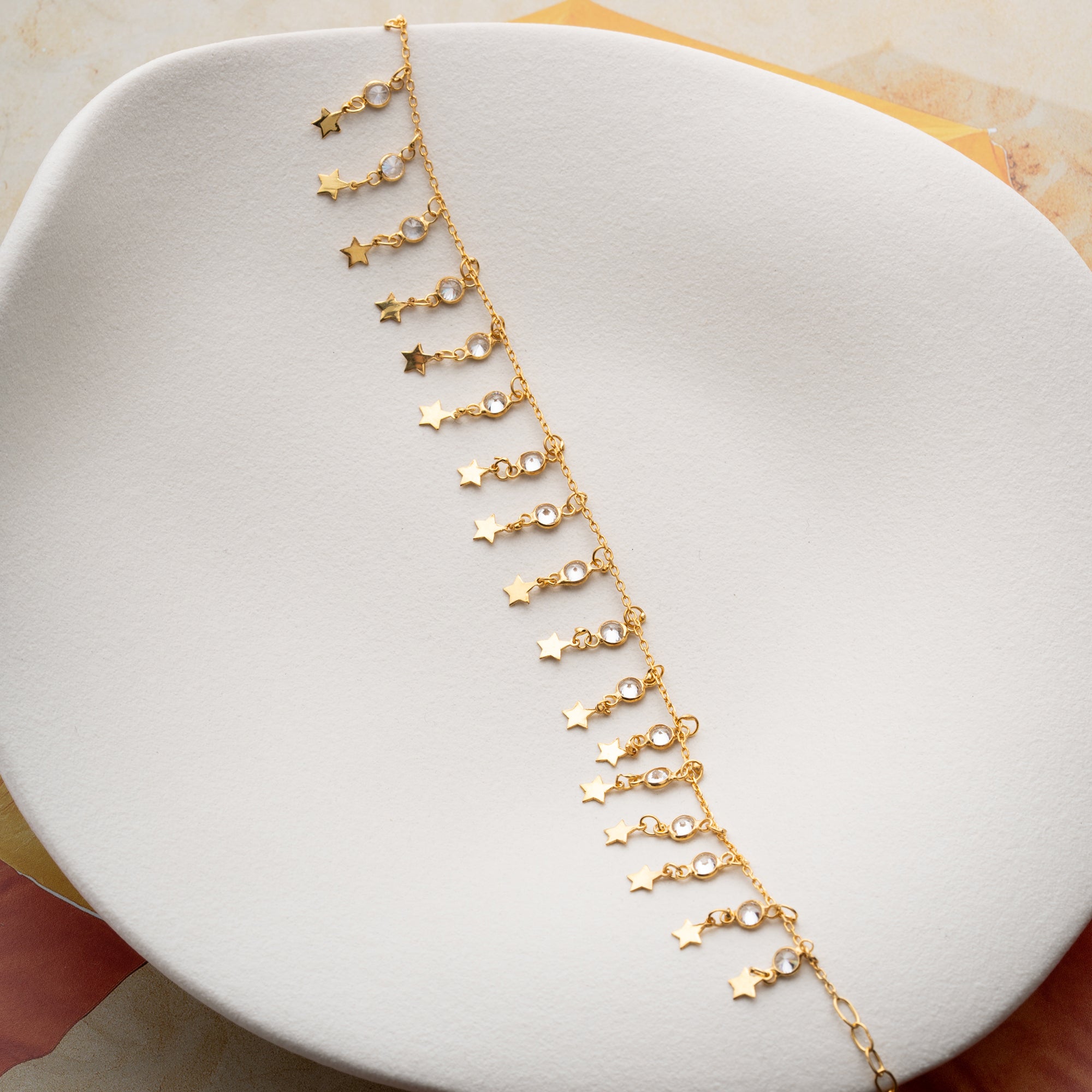 STERN FUSSKETTE | 925 SILBER