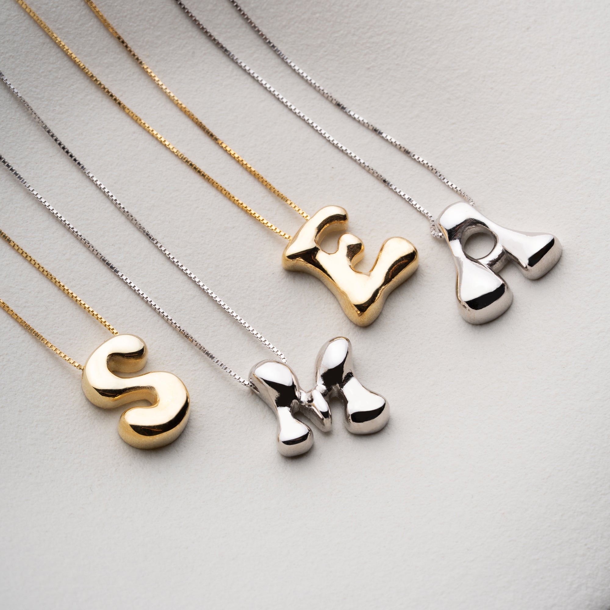 ICON BOMB BUCHSTABEN HALKSETTE | 925 SILBER