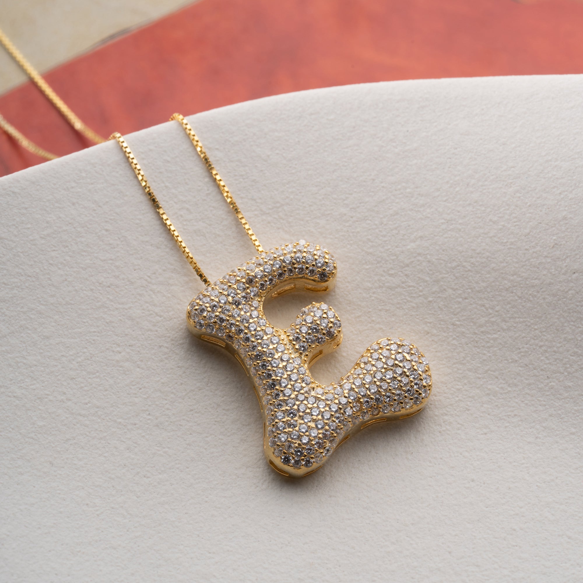 ICON BOMB ZIRKONIA BUCHSTABEN HALSKETTE | 925 SILBER