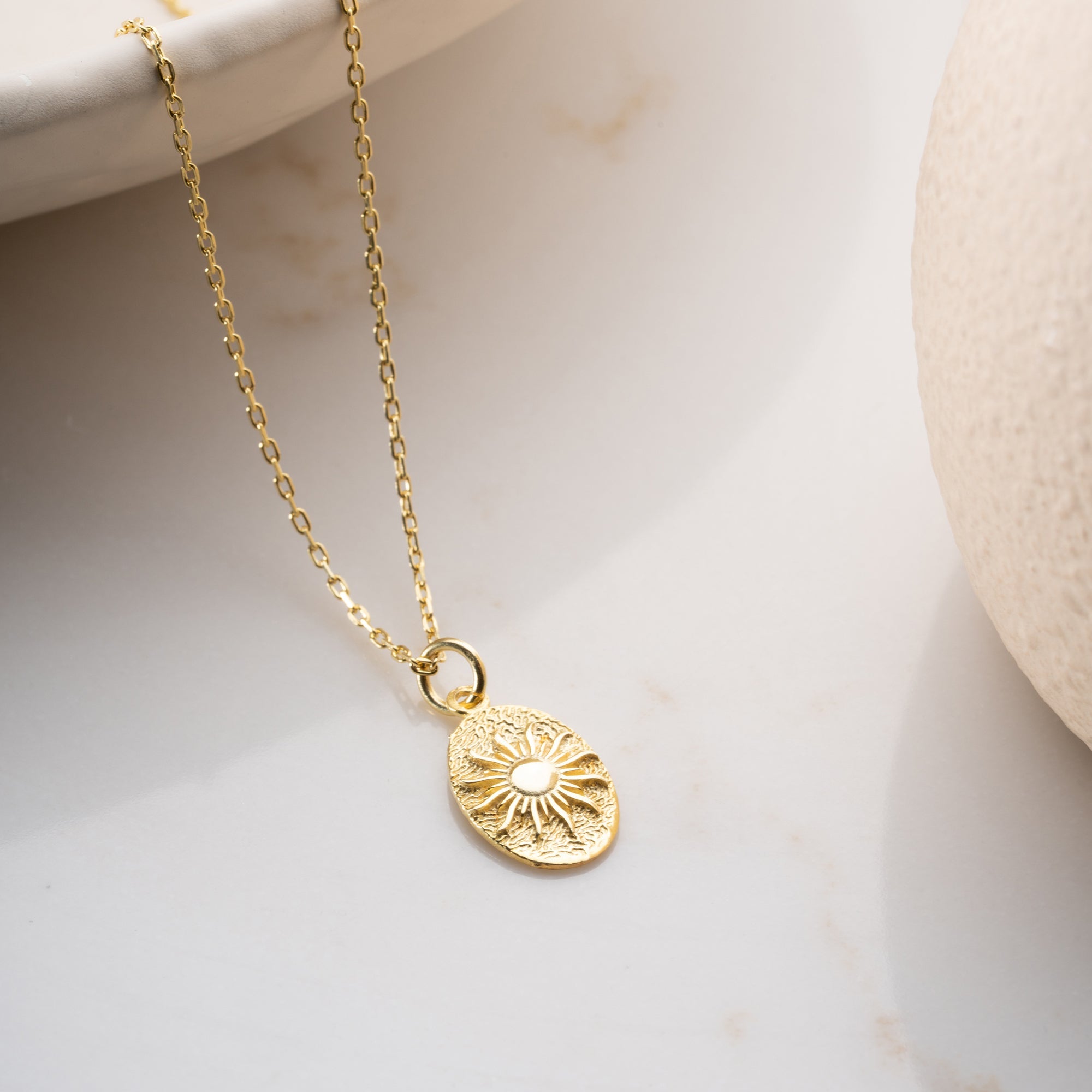 SUN OVAL KETTE | 925 SILBER