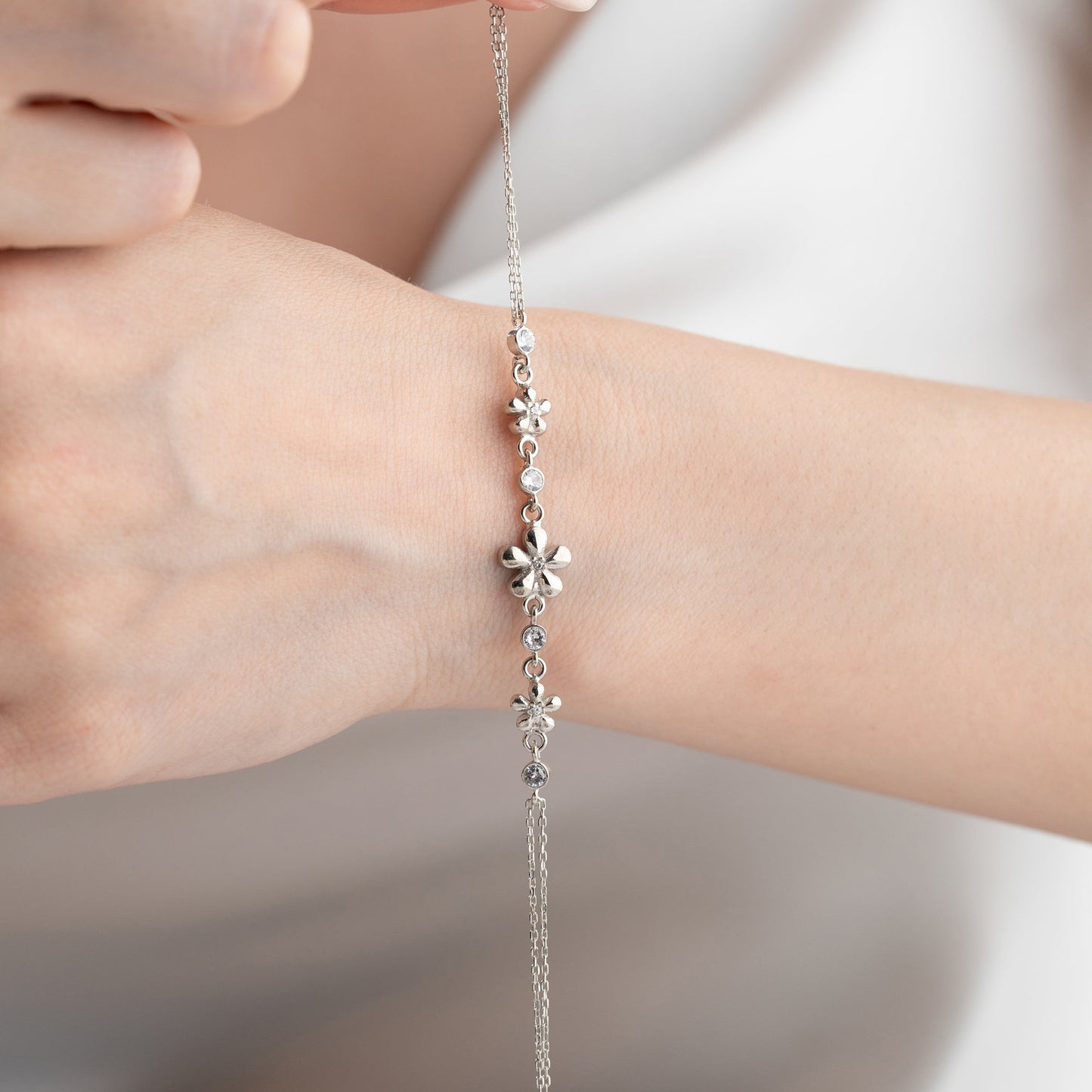 LENNIE DAISY ARMKETTE | 925 SILBER