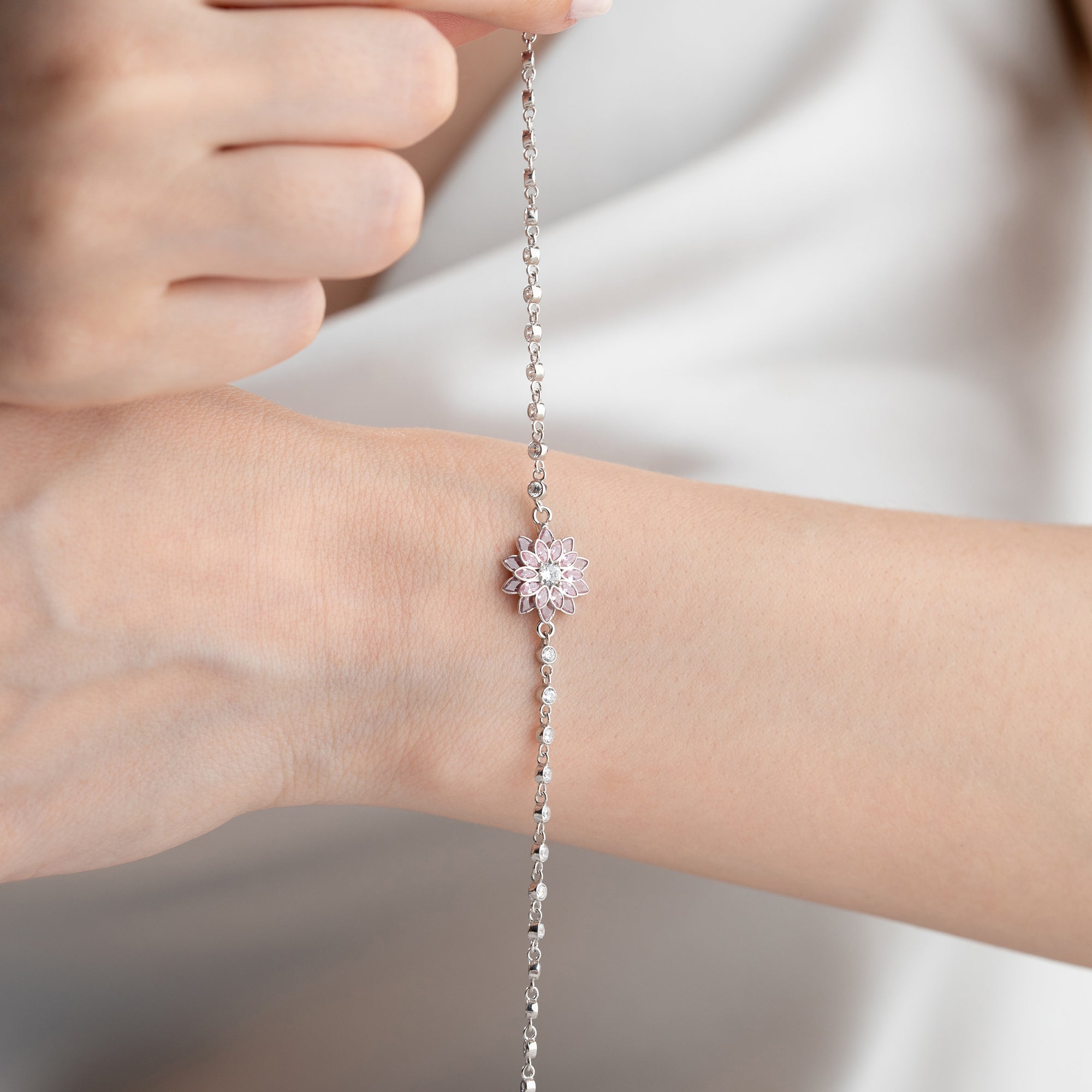 LOTUS ARMKETTE | 925 SILBER