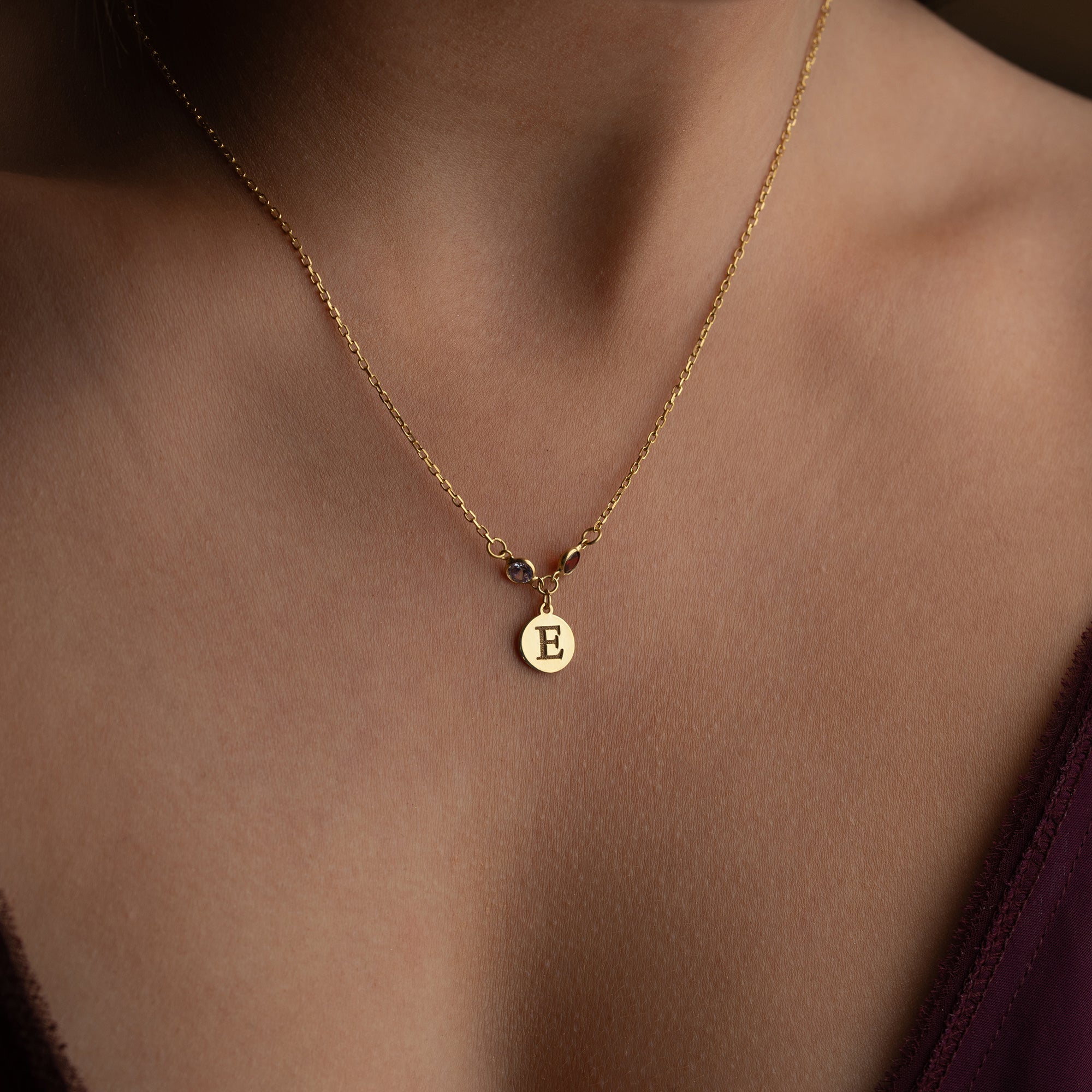 BIRTHSTONE HALSKETTE | 925 SILBER