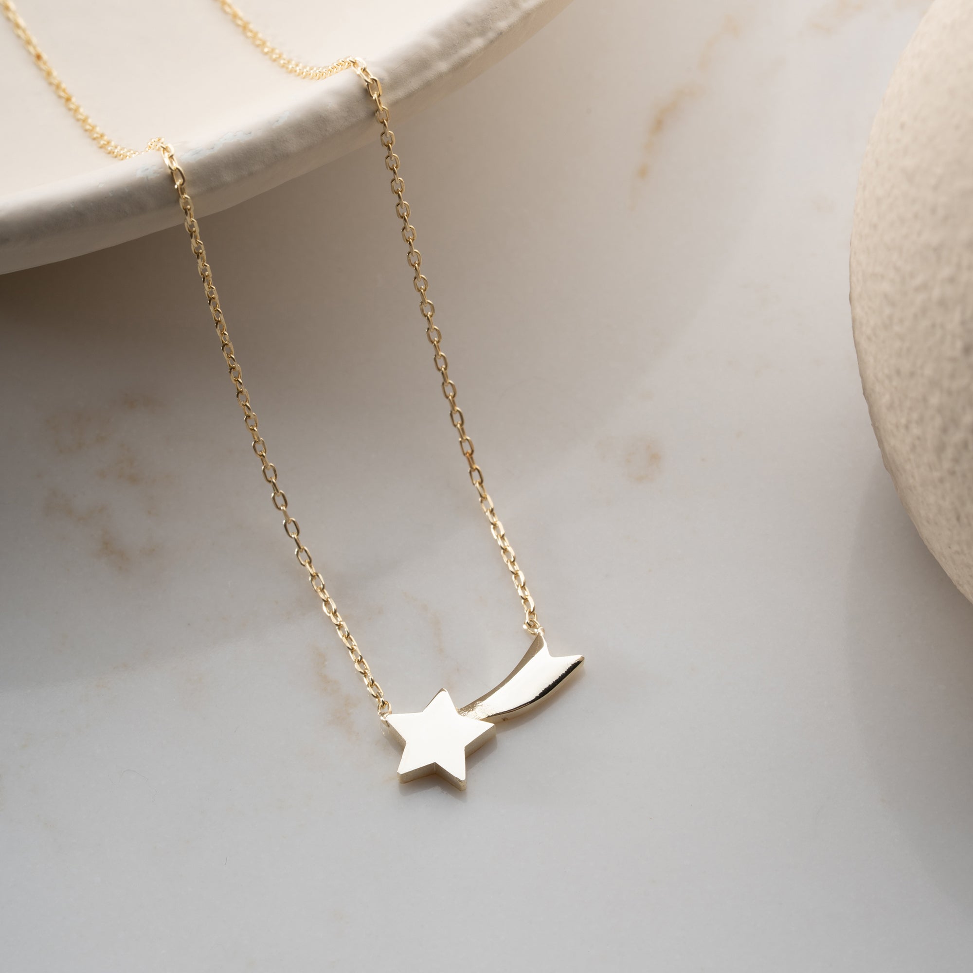 STERNSCHNUPPE HALSKETTE | 925 SILBER