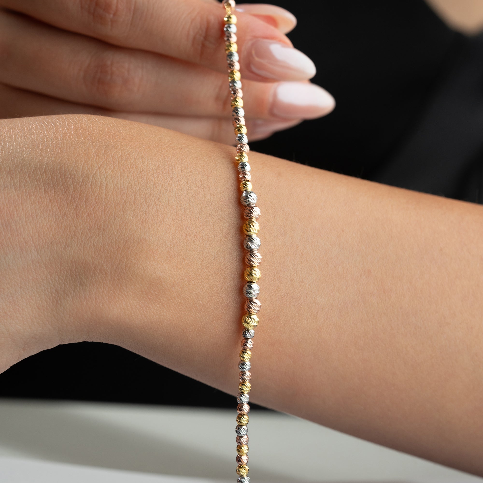 TRICOLOR DORIKA ARMBAND | 925 SILBER