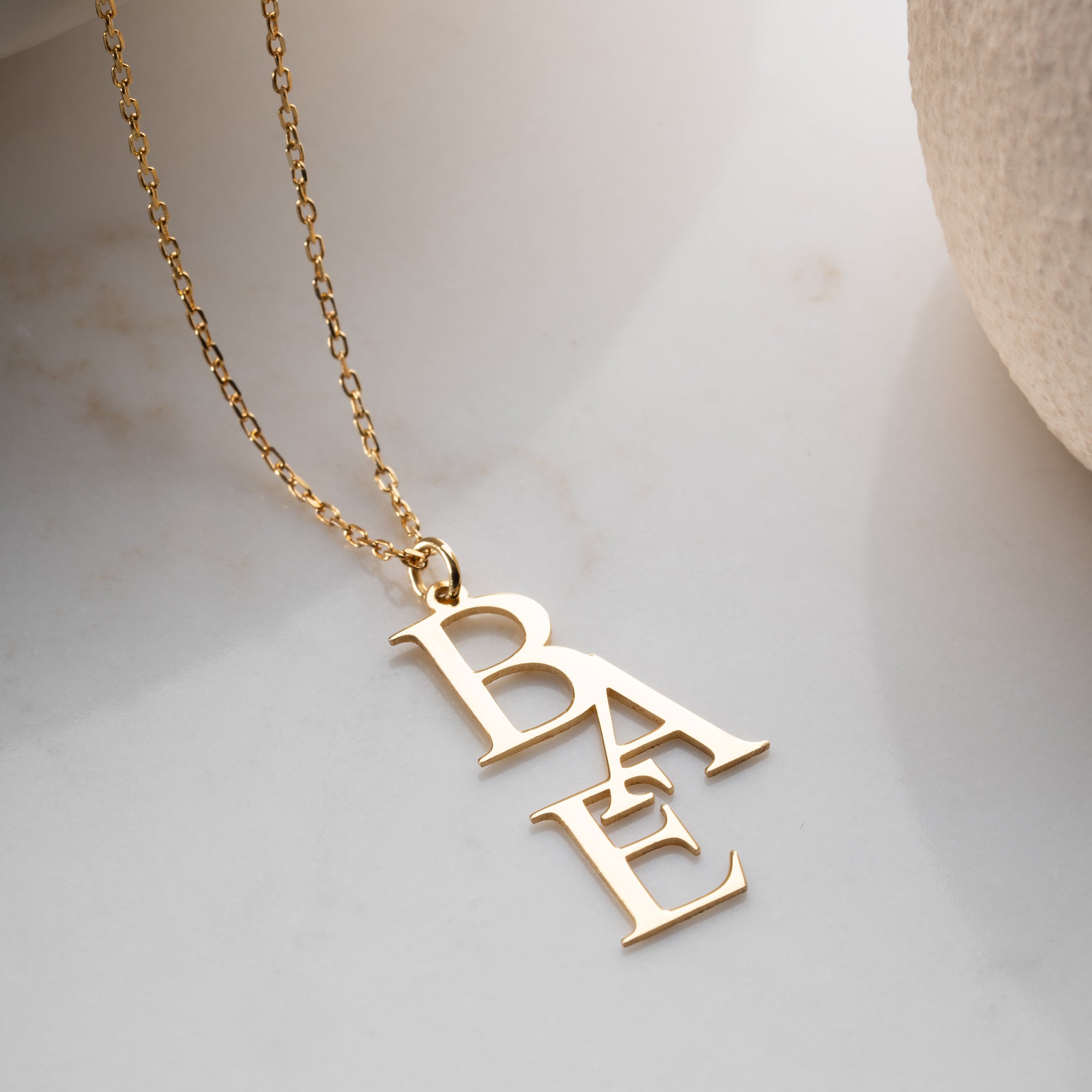 TRIPLE INITAL HALSKETTE | 925 SILBER