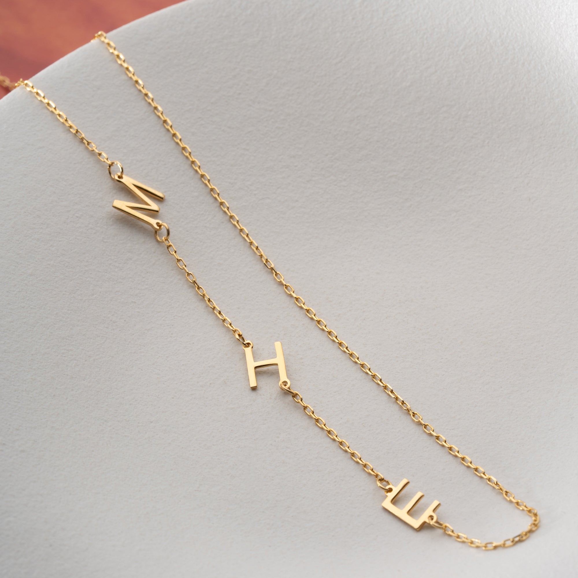 TRIO LETTER HALSKETTE | 925 SILBER