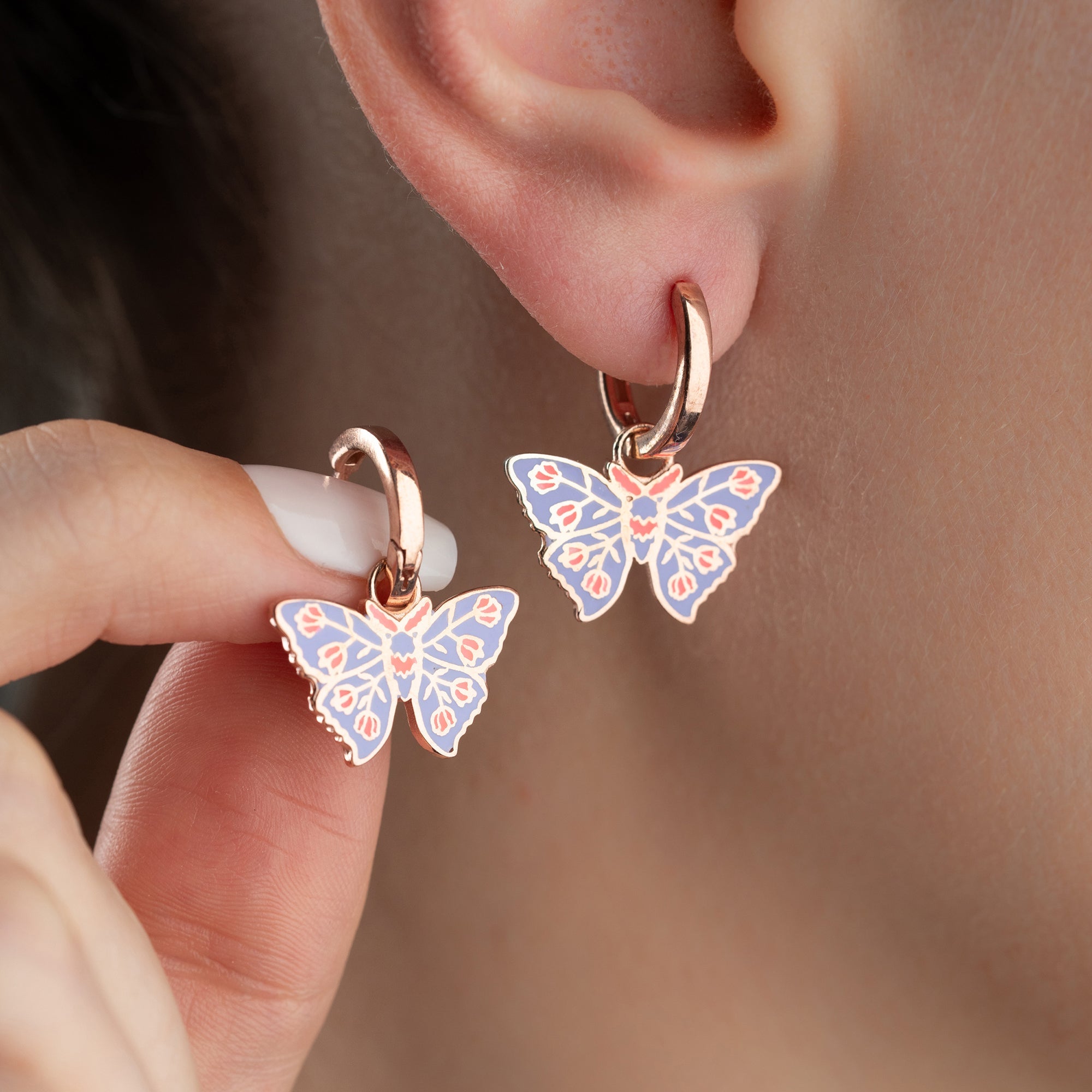 KINDER BUTTERFLY OHRRINGE | 925 SILBER