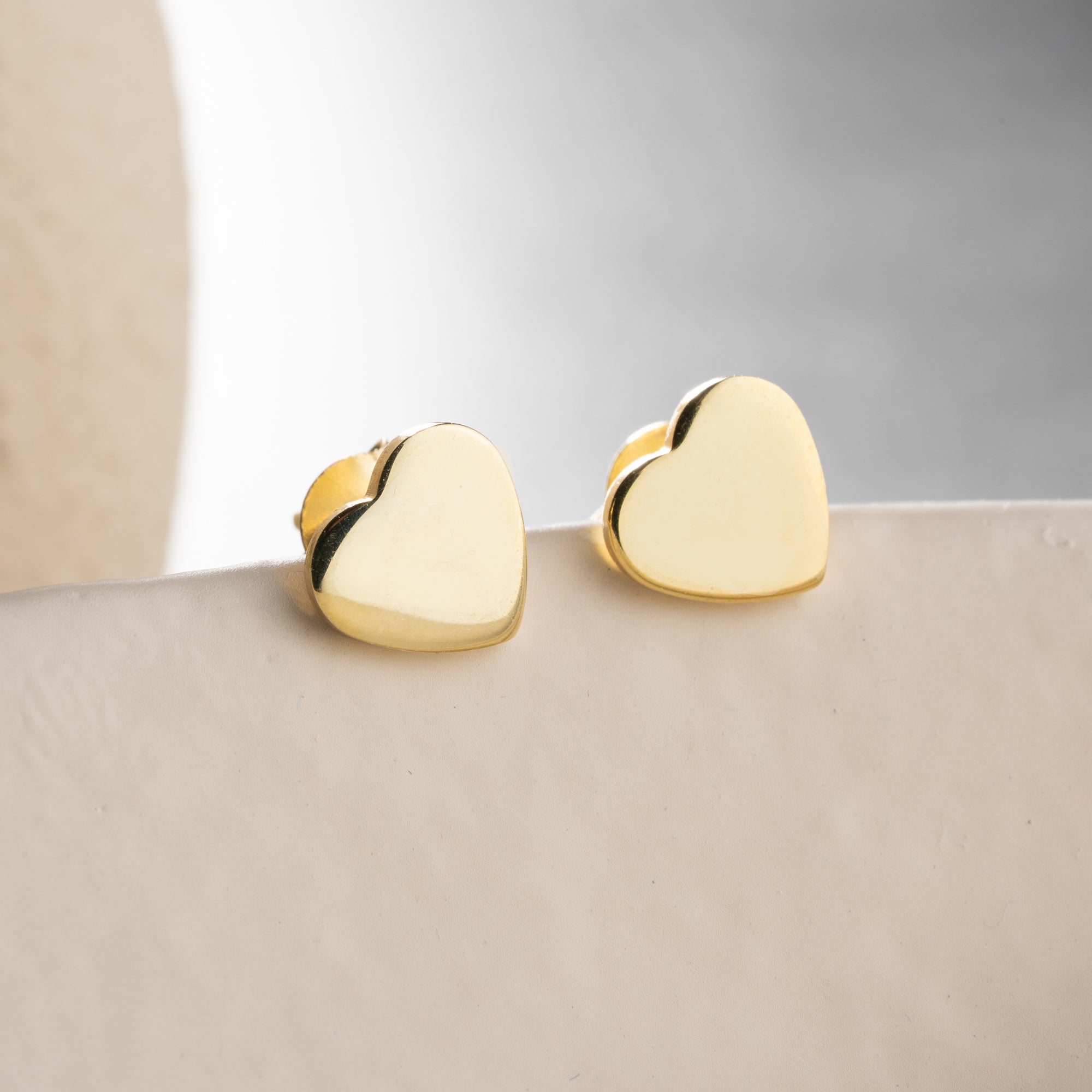 MINI HERZ OHRRINGE | 925 SILBER