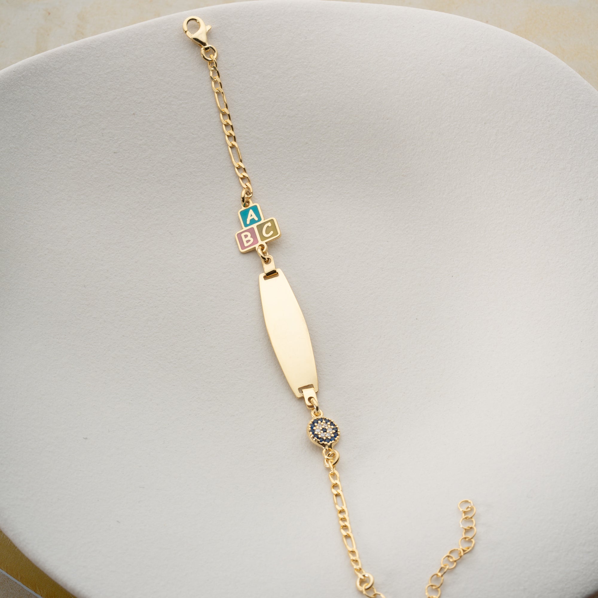 ABC NAZAR KINDER ARMBAND | 925 SILBER