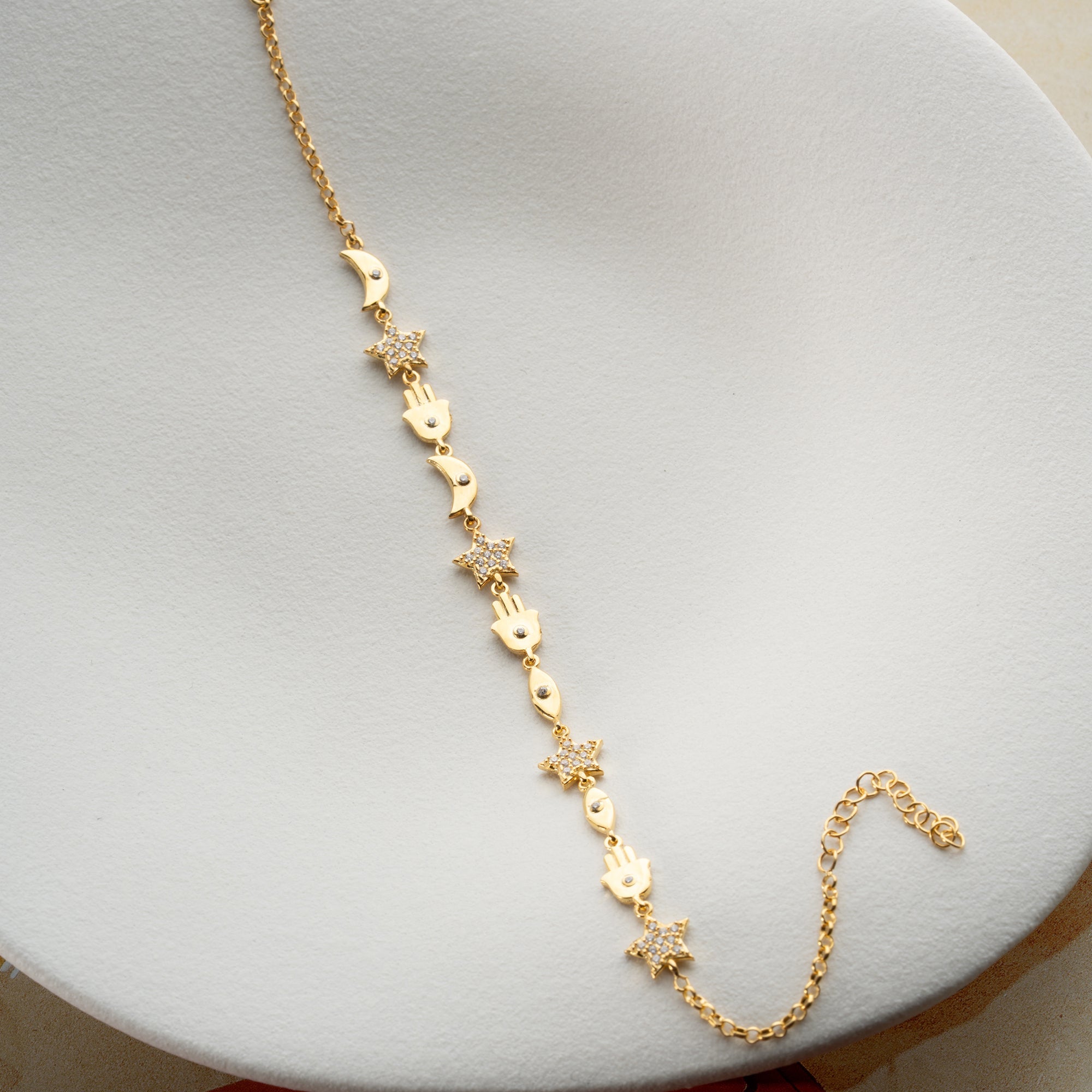 MINI NYX CHARM ARMBAND | 925 SILBER