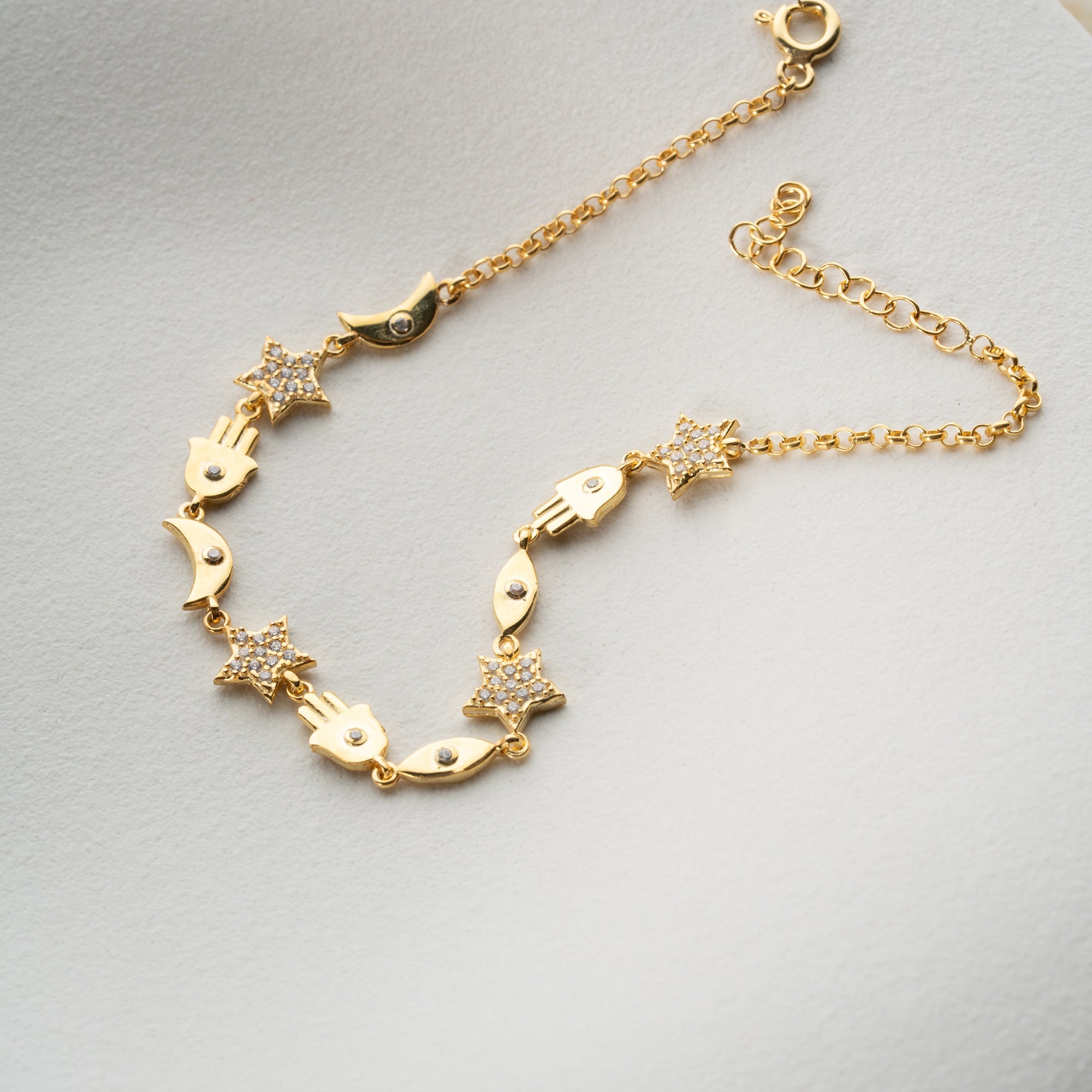 MINI NYX CHARM ARMBAND | 925 SILBER