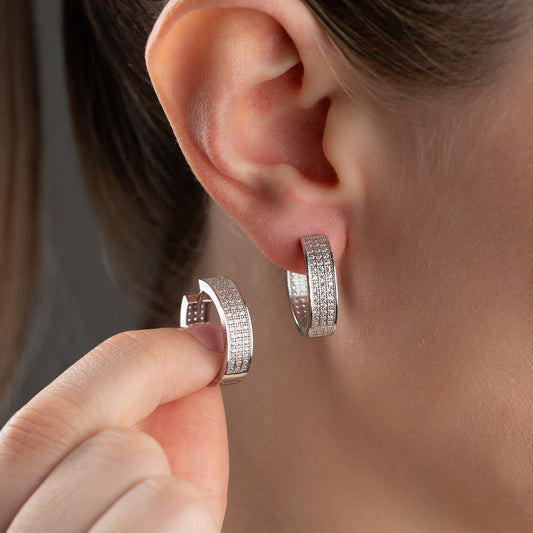 RHEA OHRRINGE | 925 SILBER