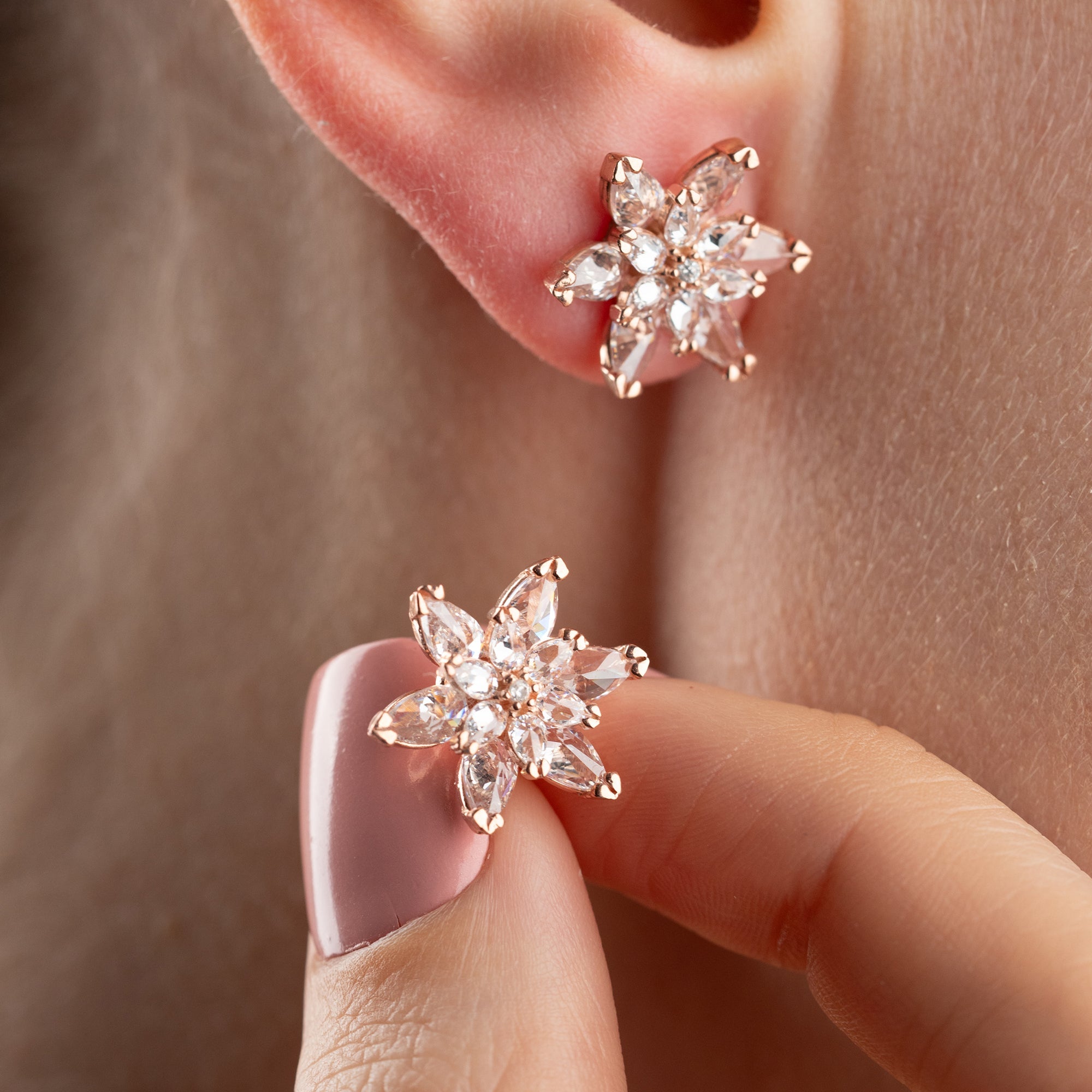 PHOEBE LOTUS OHRRINGE | 925 SILBER