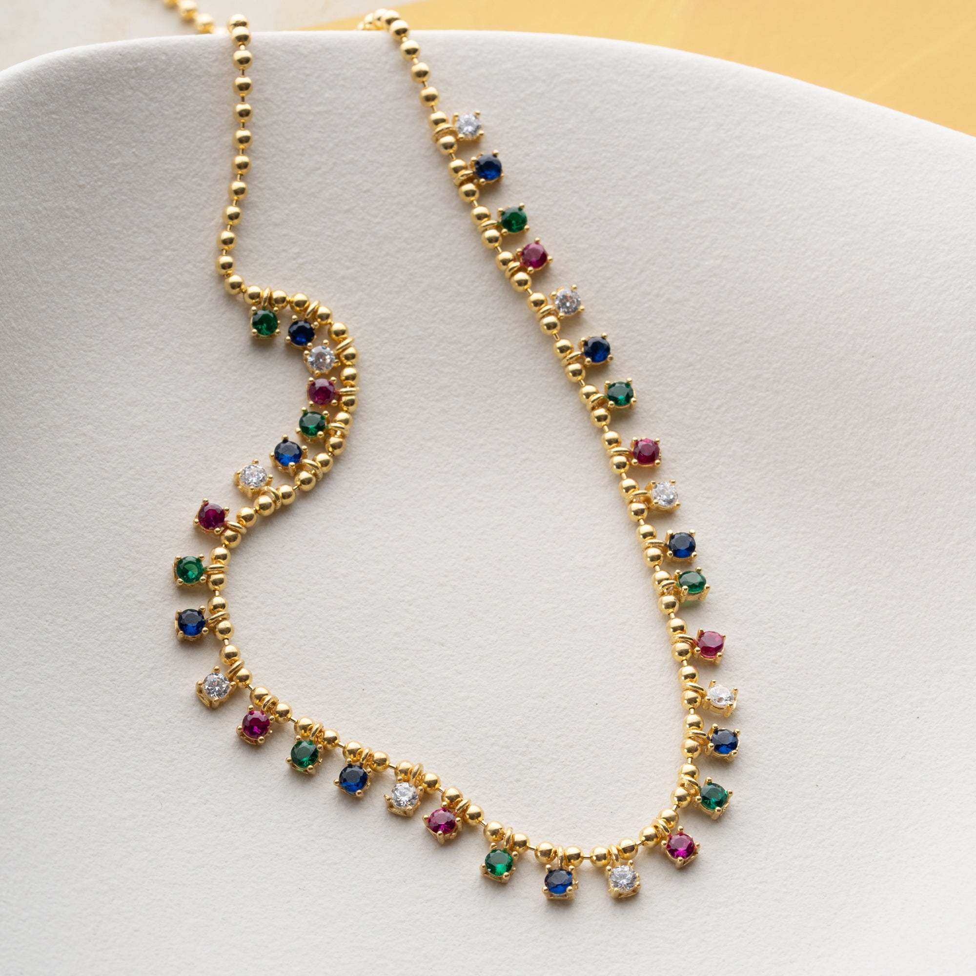 MIRIYA COLORFULL KETTE | 925 SILBER