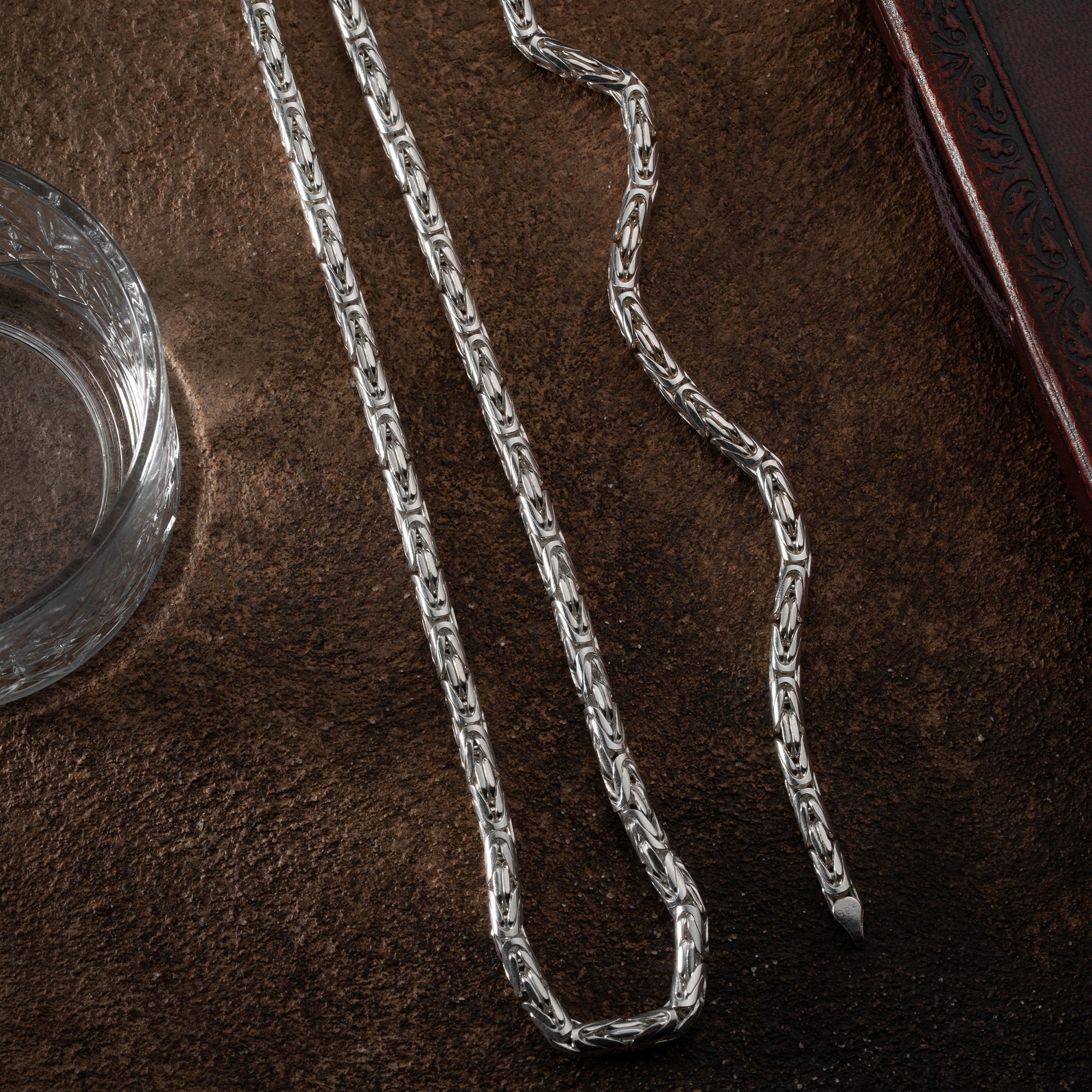 OVAL KÖNIGSKETTE 6 MM SET | 925 SILBER.