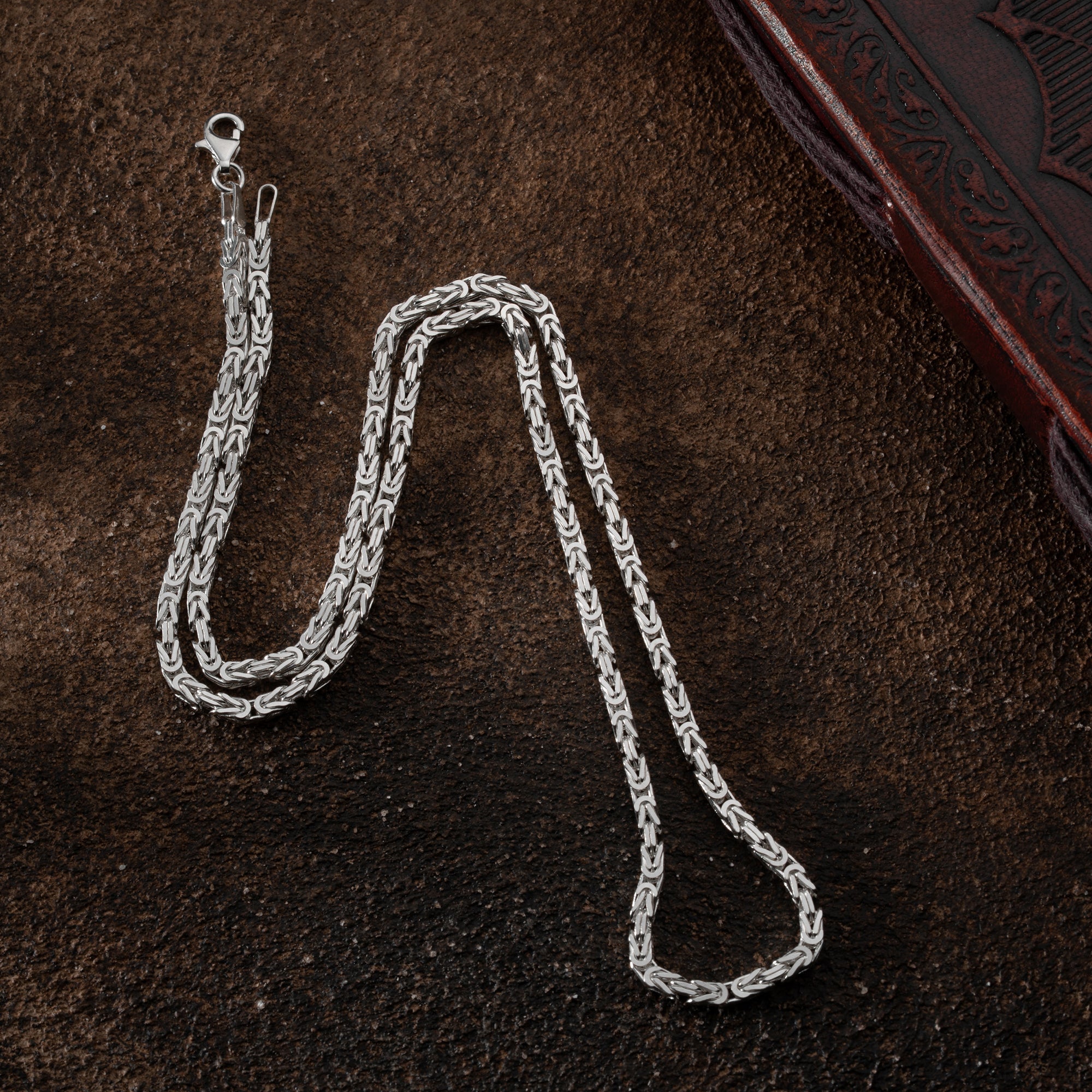 KÖNIGSKETTE 4 MM GLANZ | 925 SILBER.