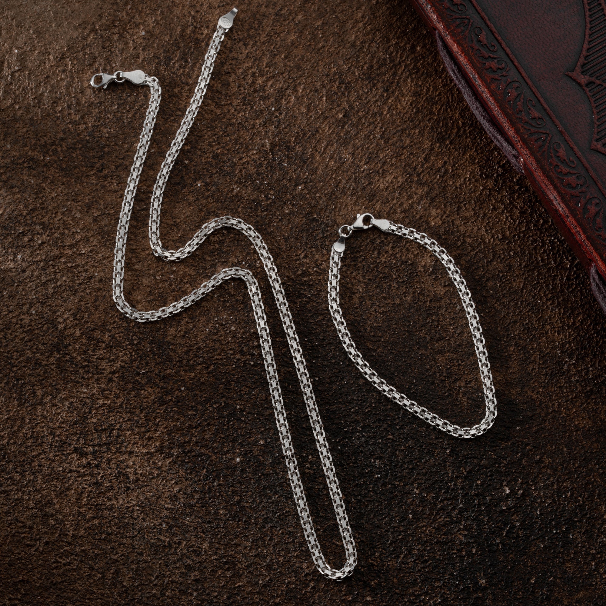 BISMARCK KETTE SET | 925 SILBER.