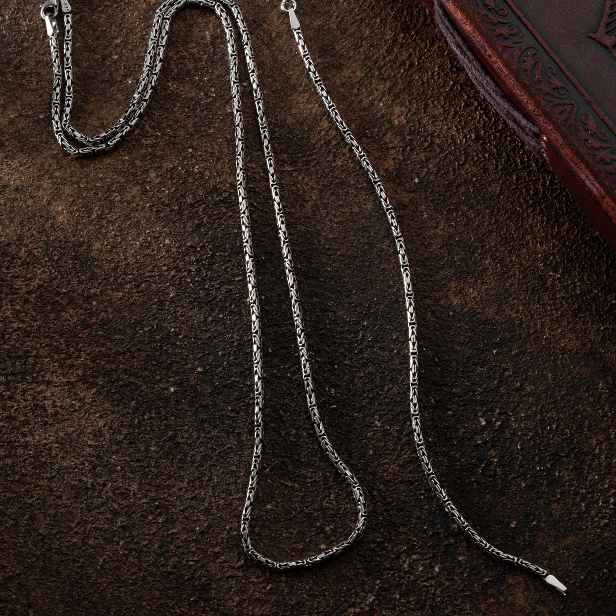 OVAL KÖNIGSKETTE 2MM SET | 925 SILBER.