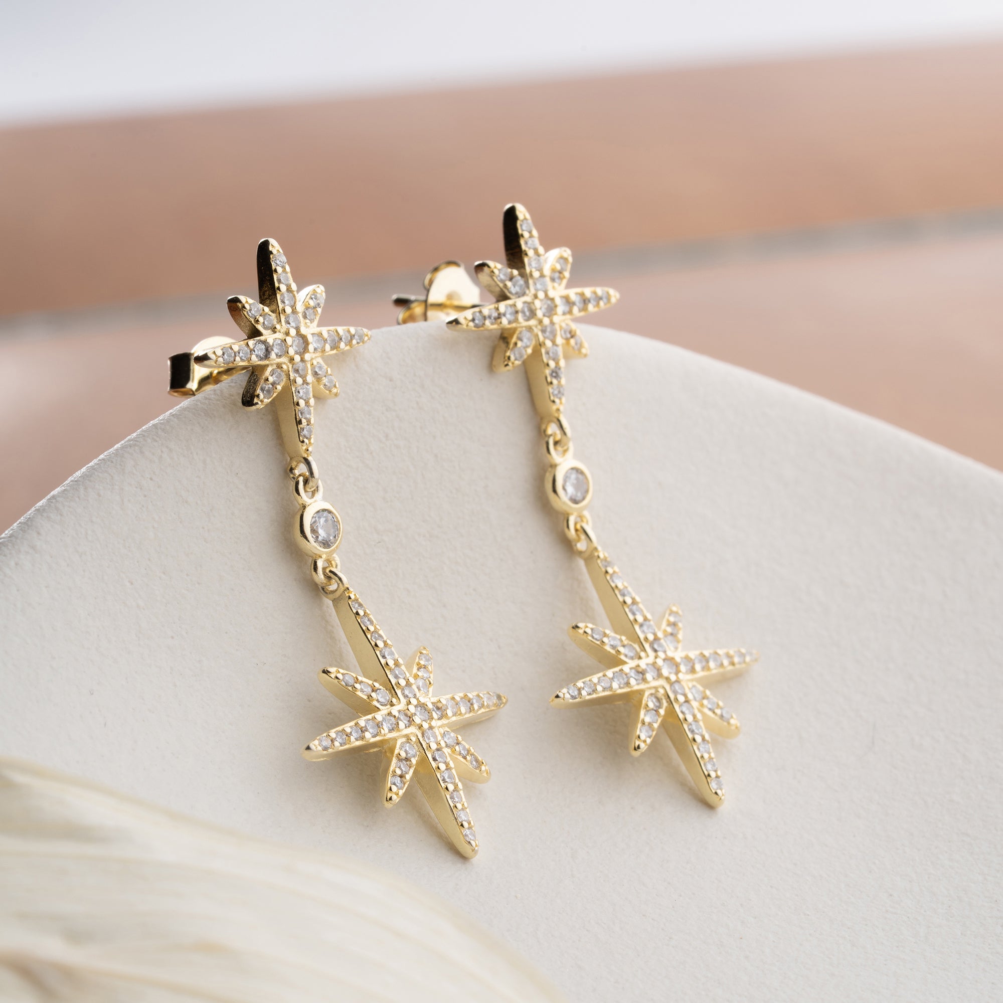 DUO POLARSTERN OHRRINGE | 925 SILBER