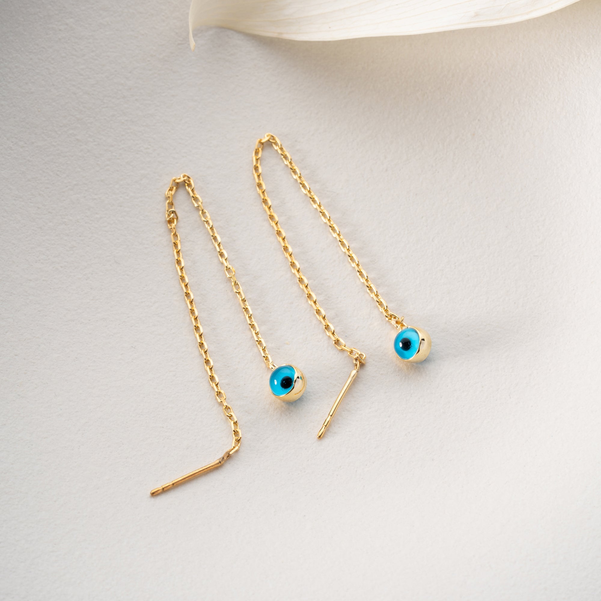 NAZAR HÄNGEND OHRRING | 925 SILBER