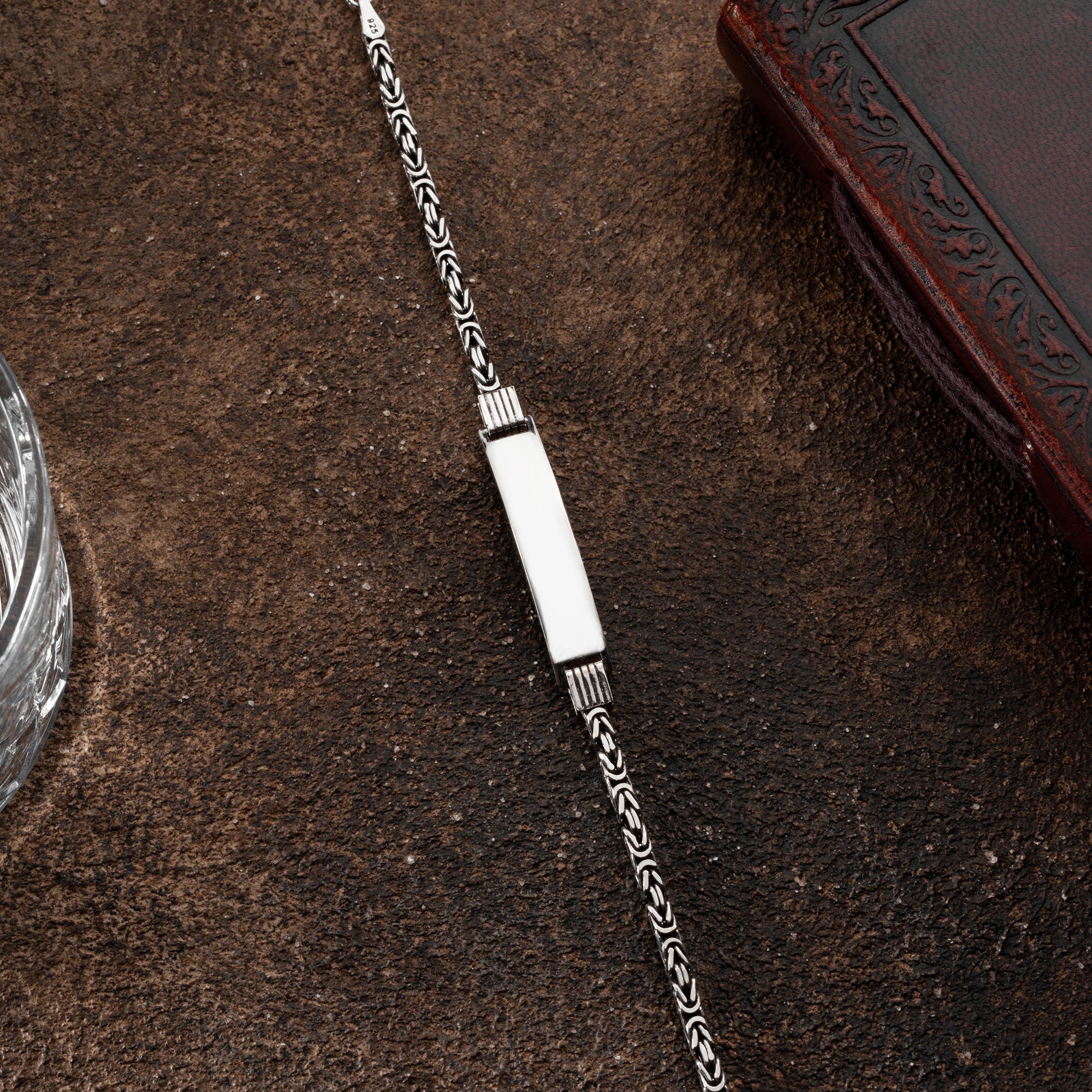 KÖNIGSARMBAND MIT GRAVUR | 925 SILBER.