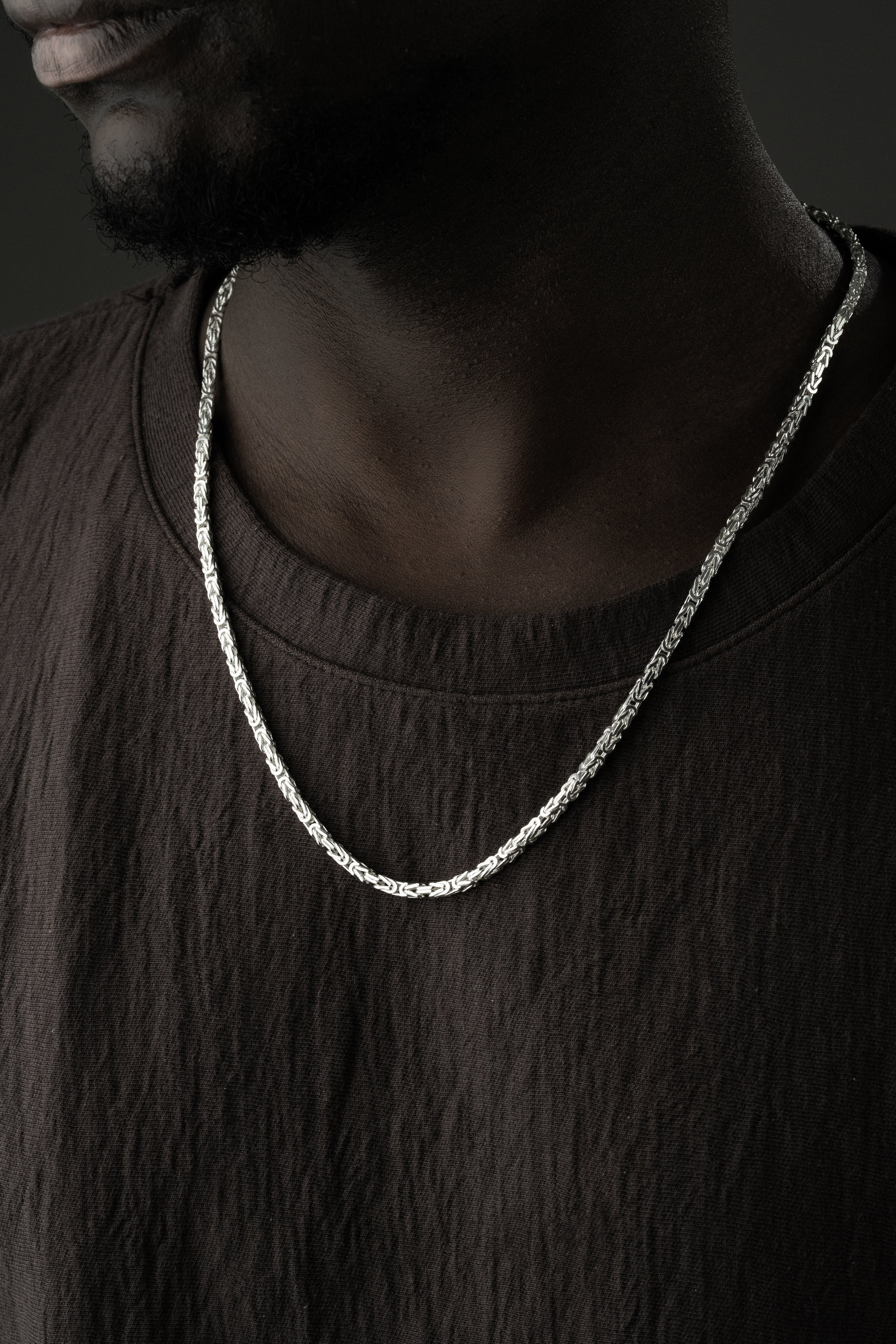 KÖNIGSKETTE 4 MM GLANZ | 925 SILBER.