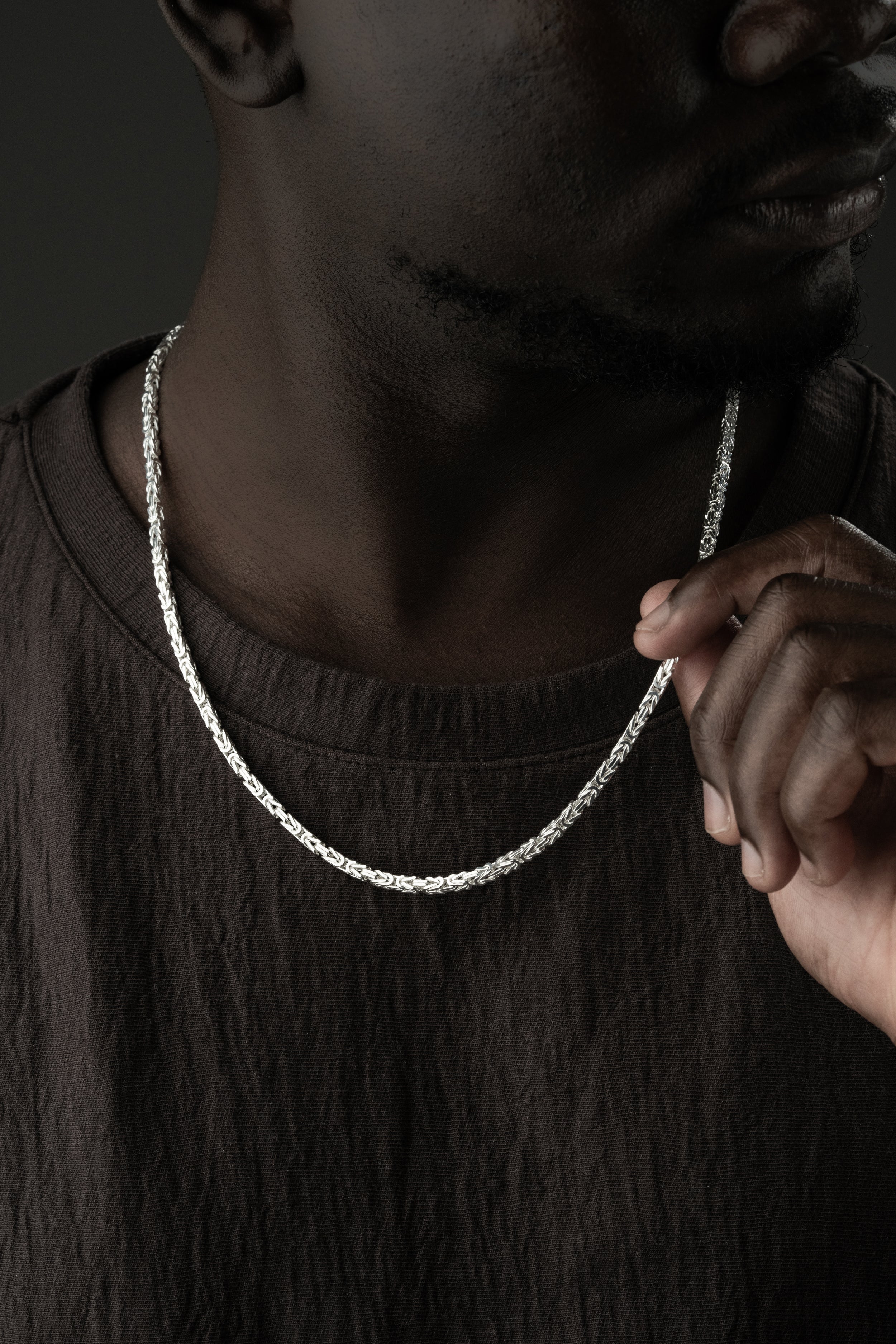 KÖNIGSKETTE 4 MM GLANZ | 925 SILBER.