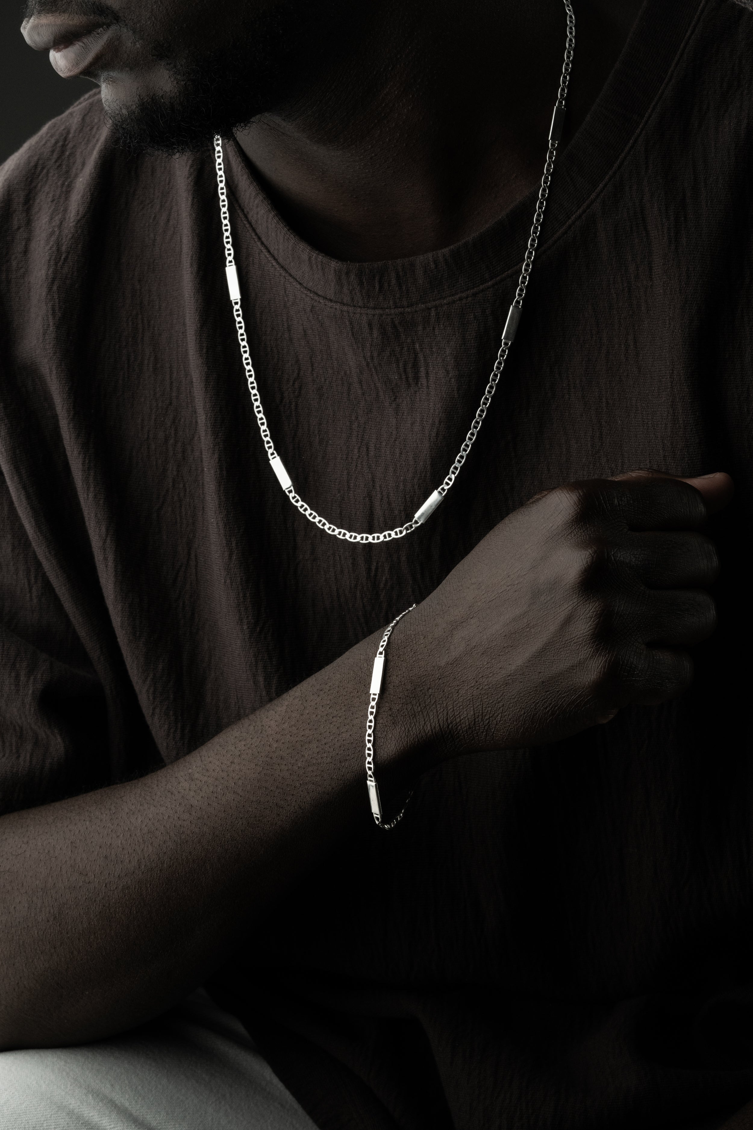 PLATTEN CUBAN LINK SET | 925 SILBER.