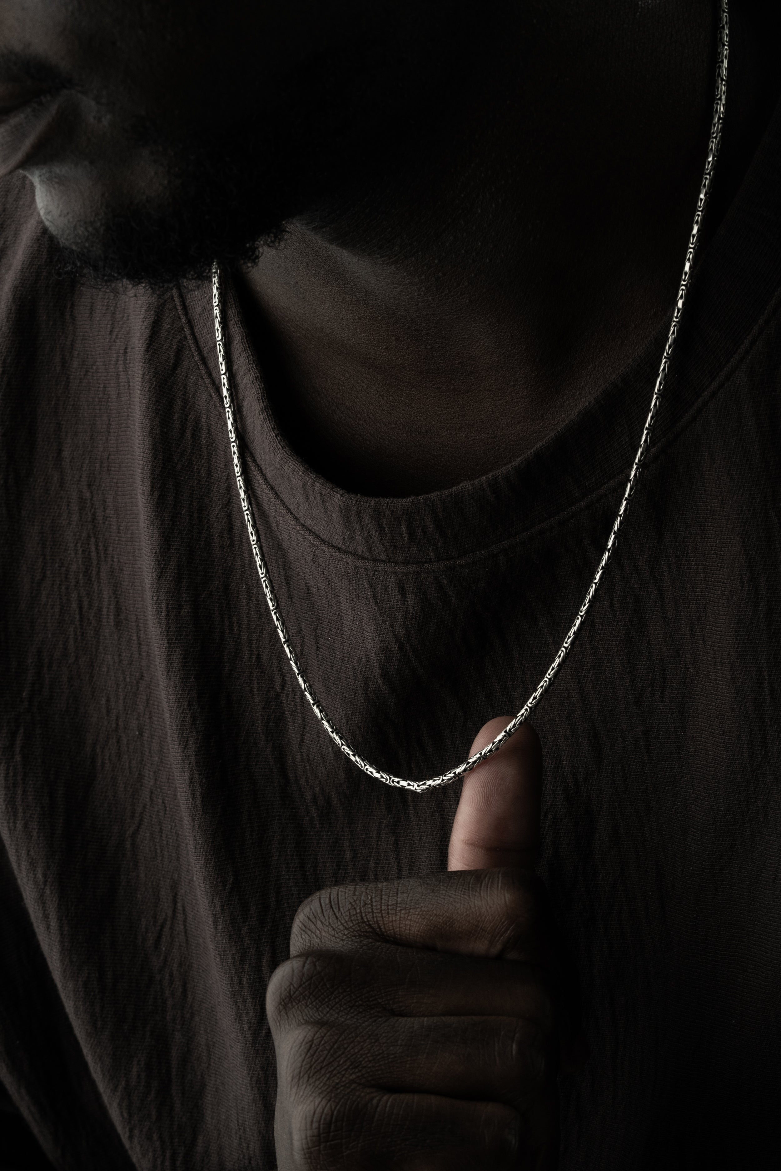 OVAL KÖNIGSKETTE 2MM HALSKETTE | 925 SILBER.