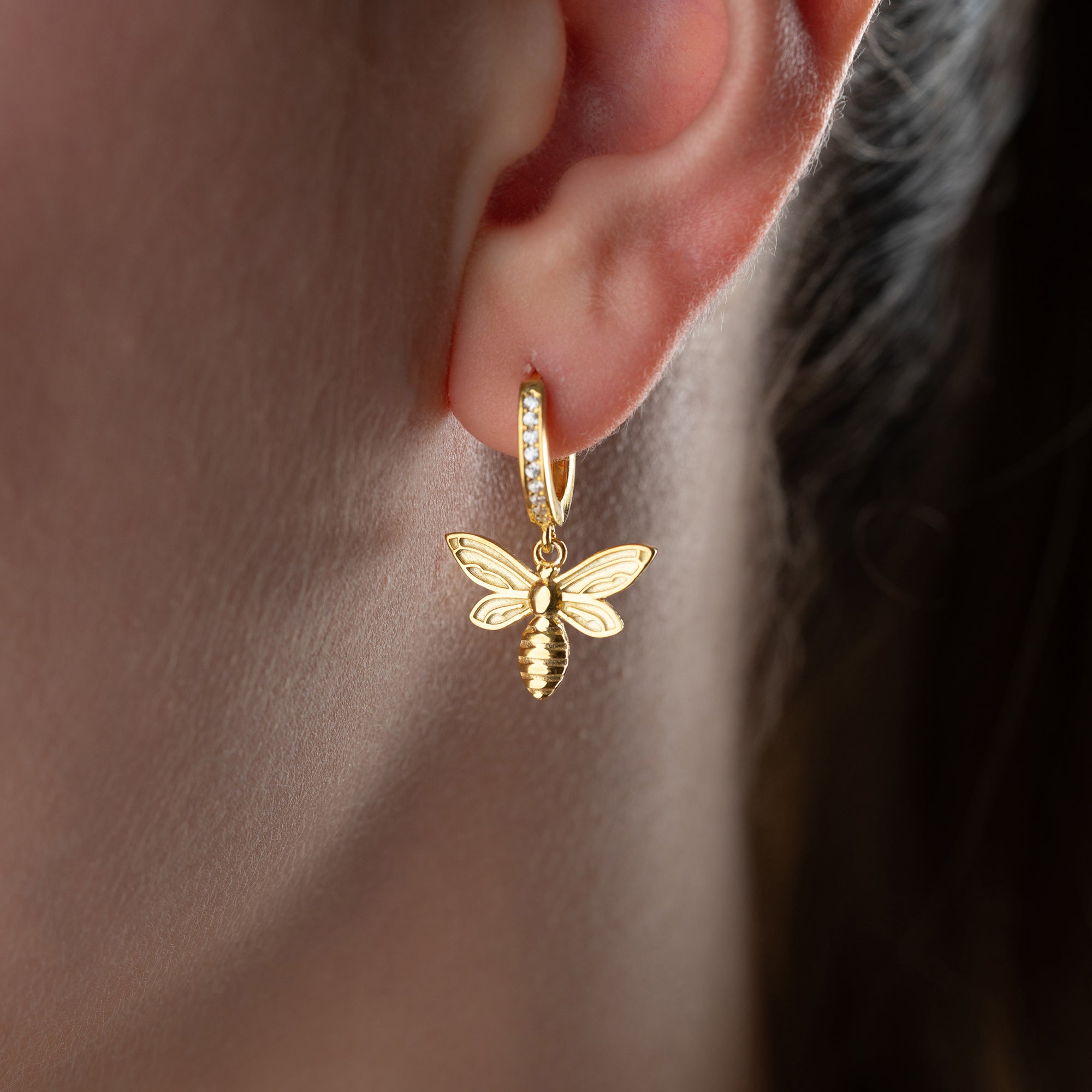 BEE OHRRINGE | 925 SILBER