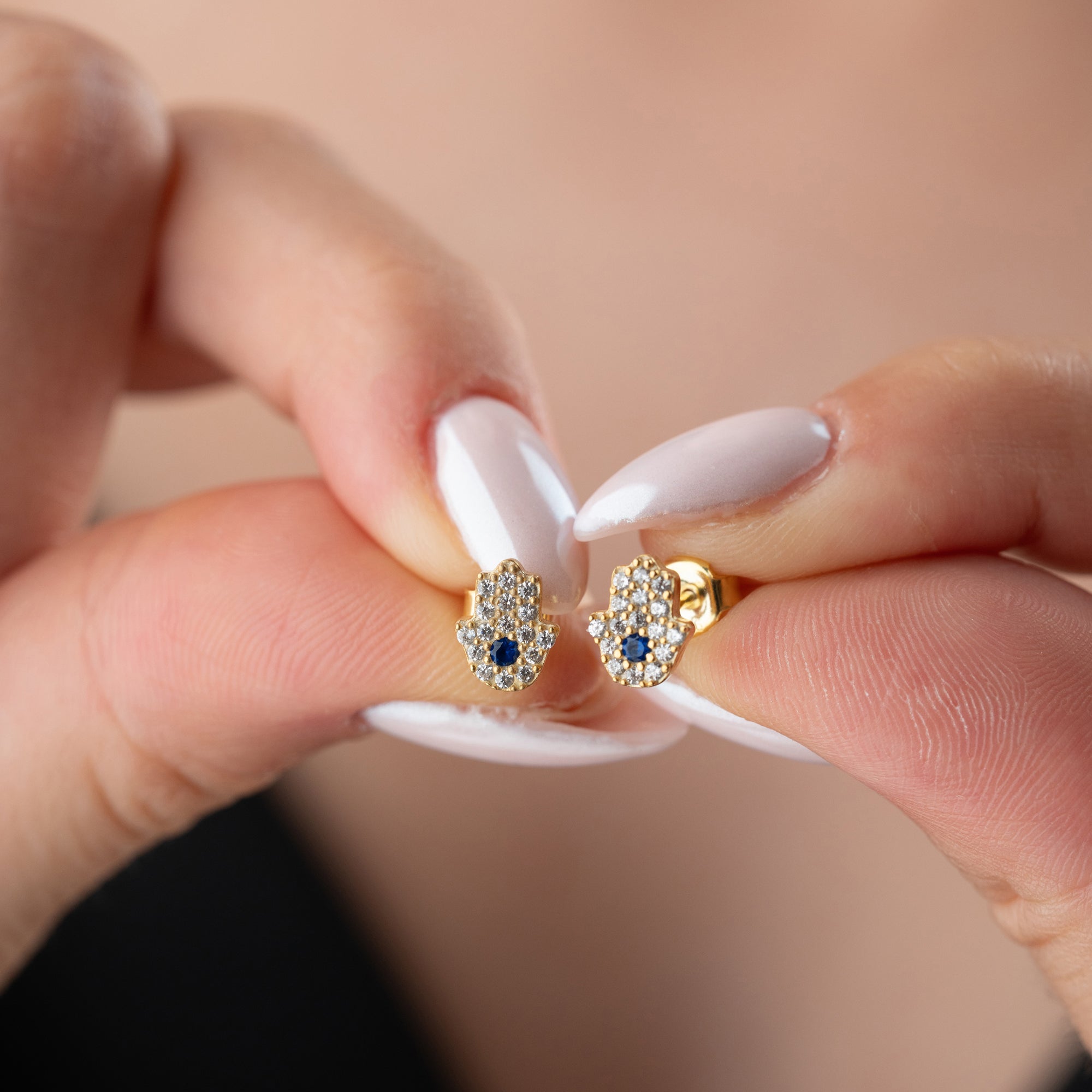 FATIMAS HAND MINI OHRRING | 925 SILBER