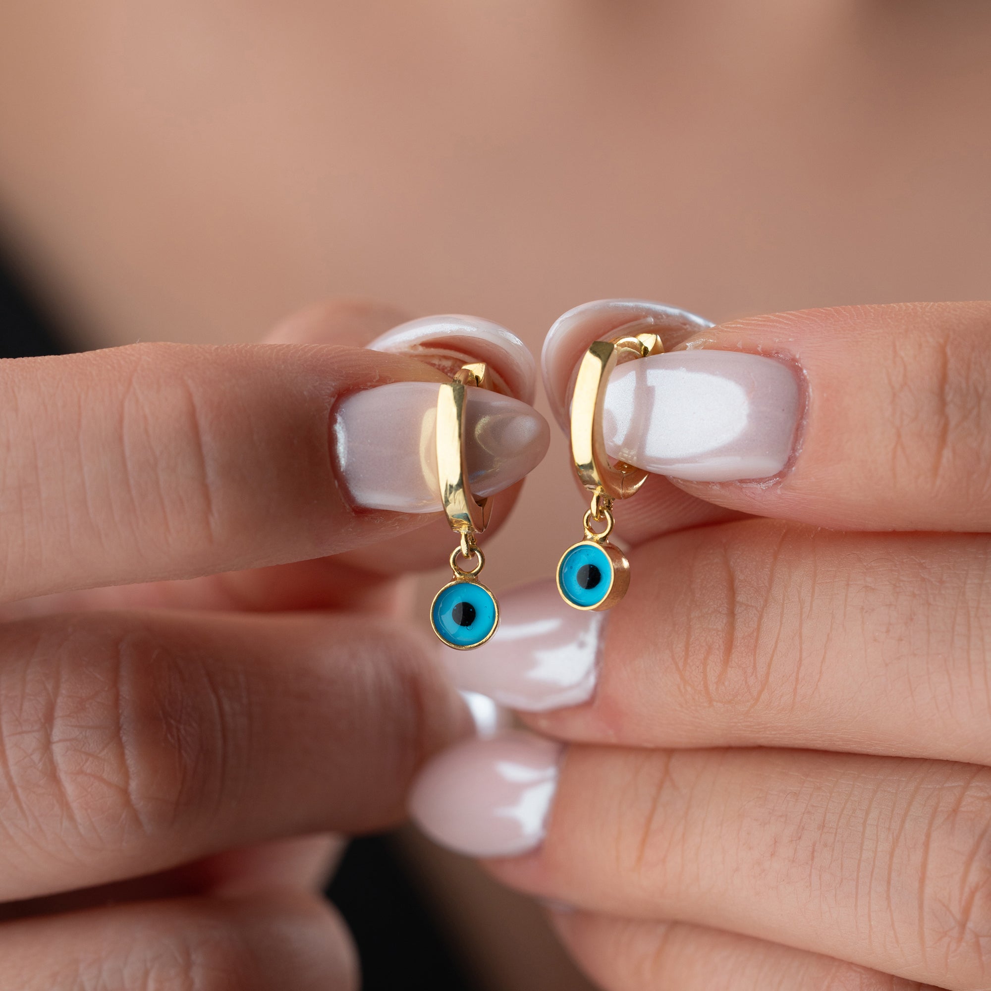 NAZAR RUNDE OHRRINGE | 925 SILBER