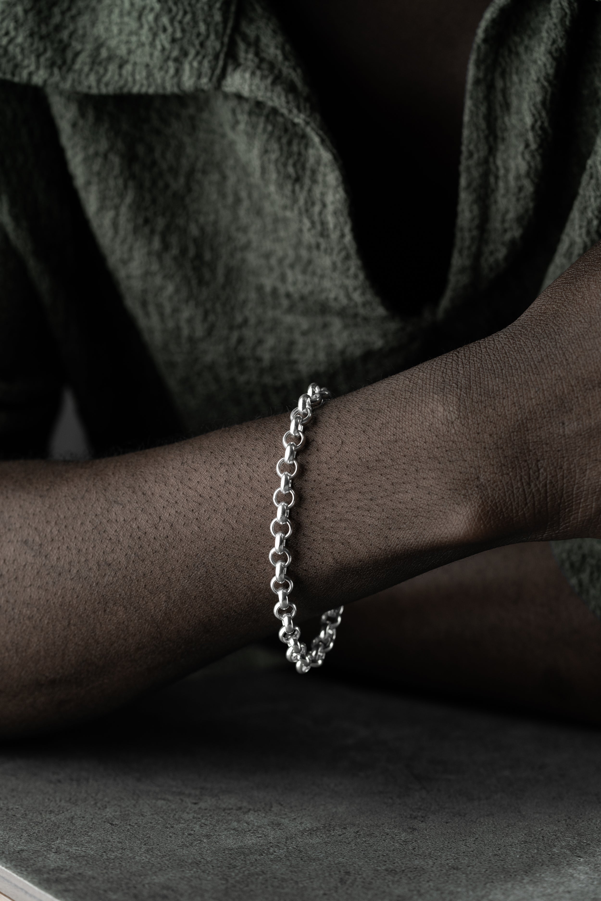 BIG DOCH ARMBAND 5MM  | 925 SILBER.