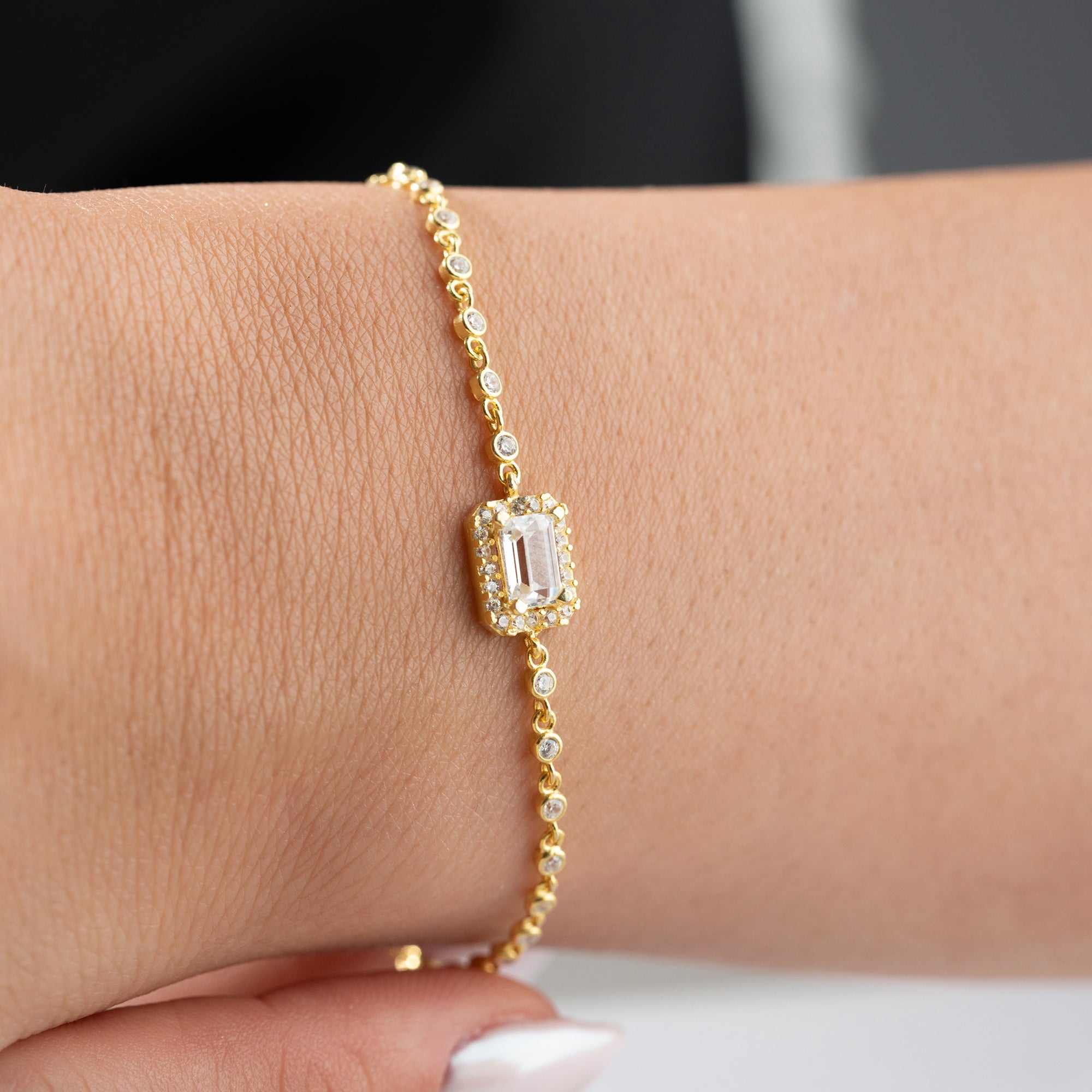 LEOS BAGUETTE ARMBAND | 925 SILBER