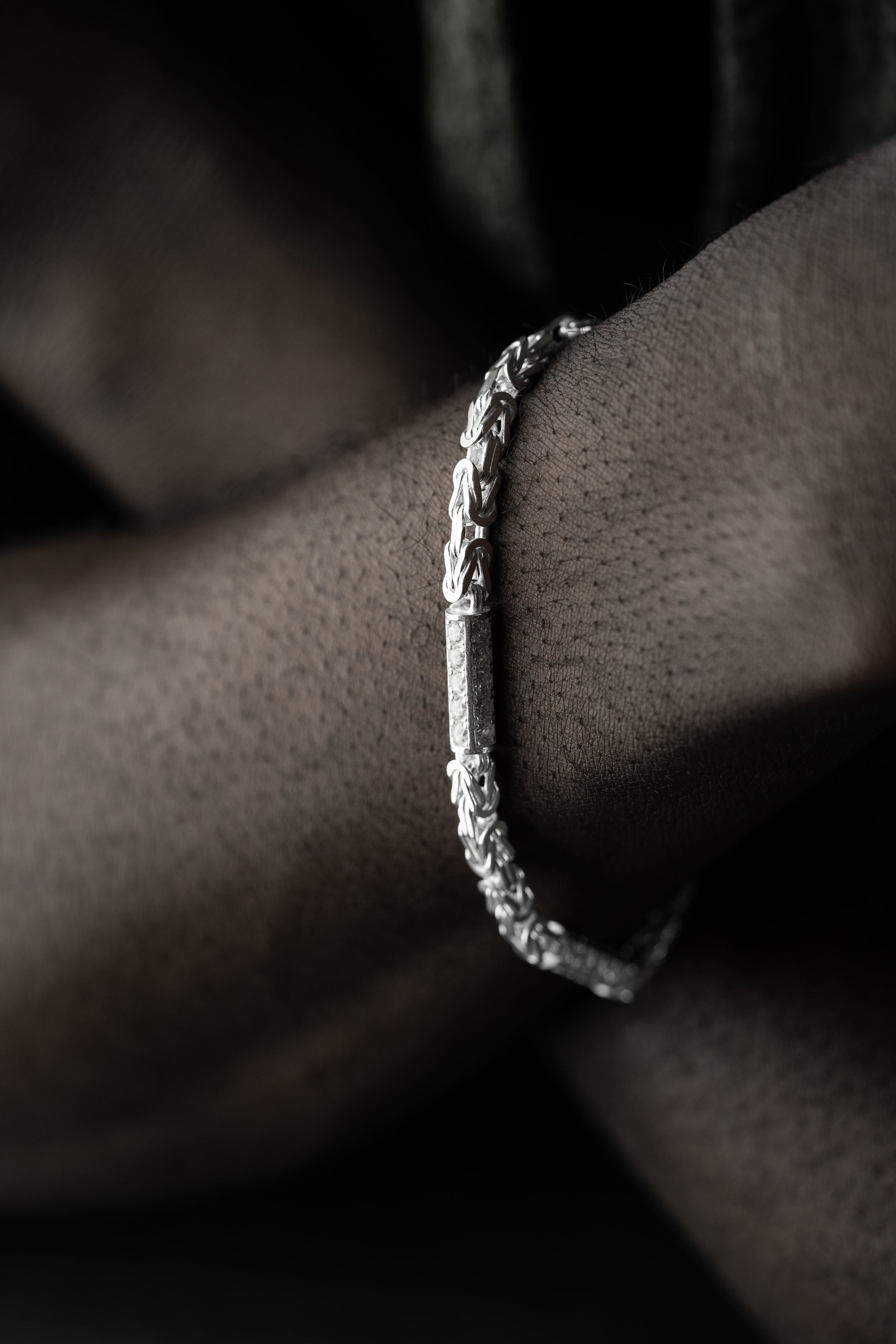 KÖNIGSARMBAND STRASSSTEIN 5MM | 925 SILBER.